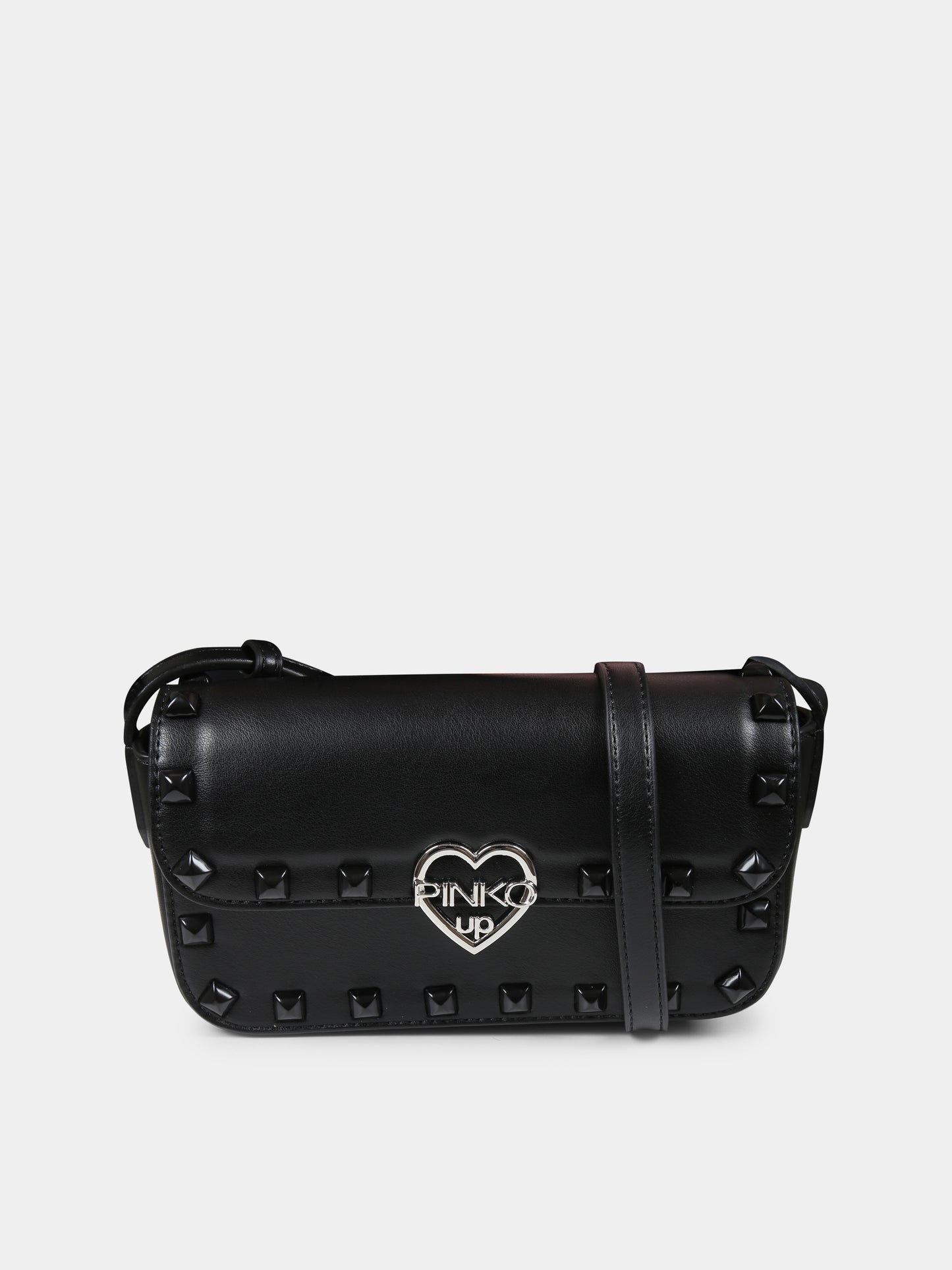 Borsa nera per bambina con logo,Pinko,F4PIJGBA069 110