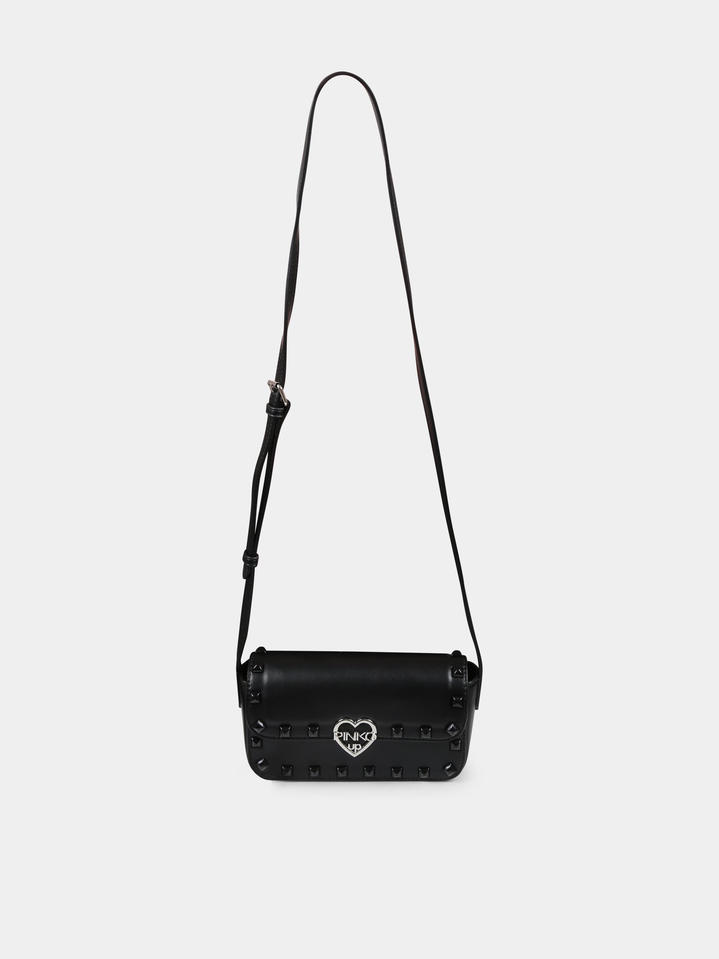 Borsa nera per bambina con logo,Pinko,F4PIJGBA069 110