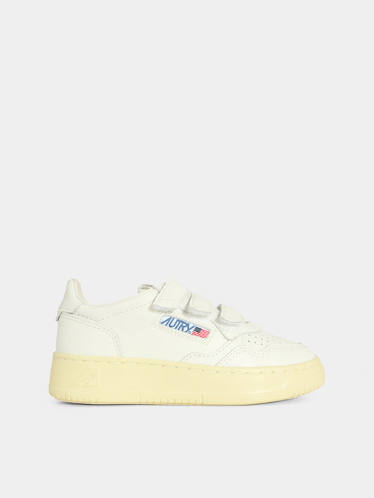 Sneakers bianche per bambini con logo,Autry,KILK FF03