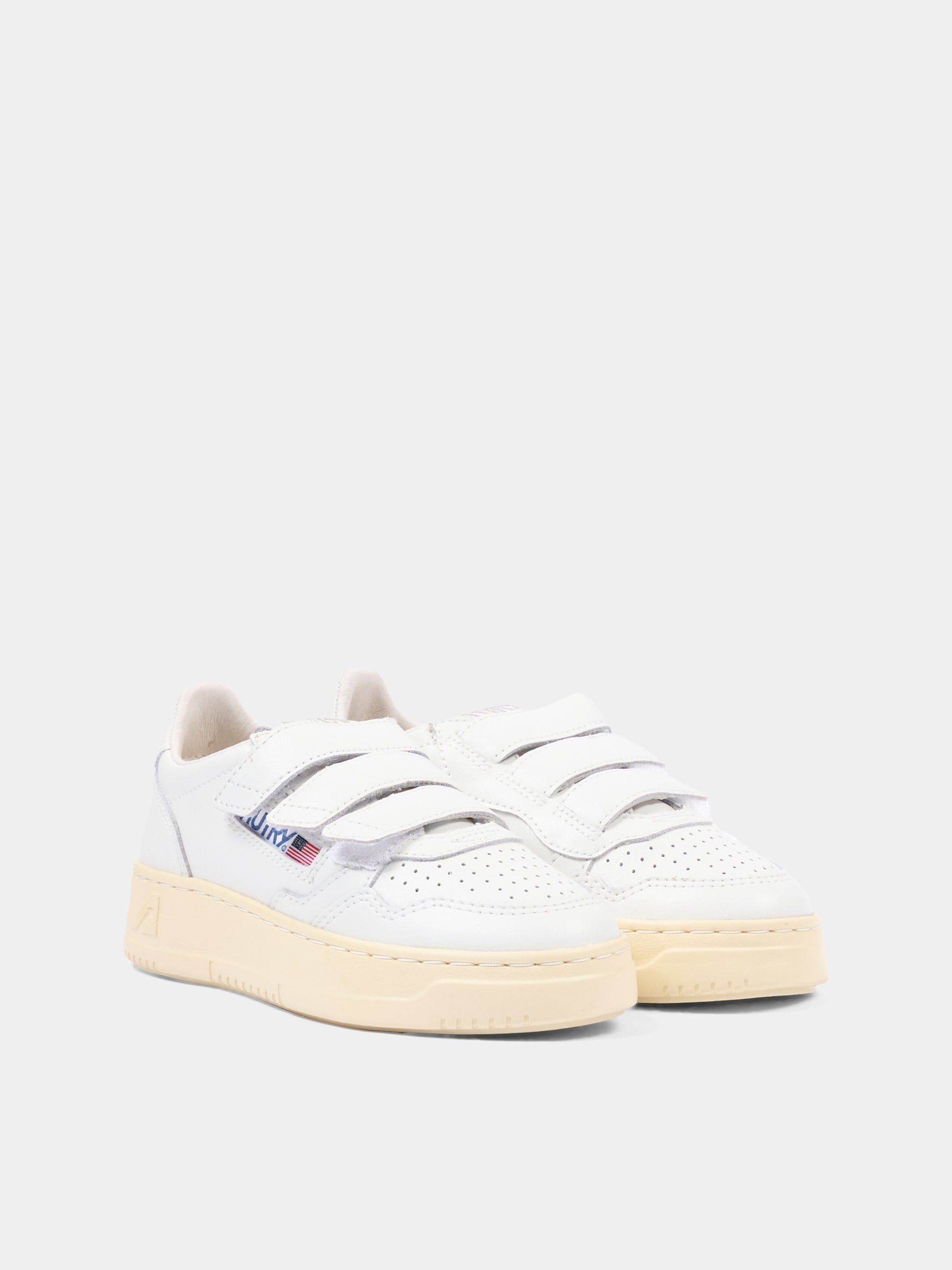 Sneakers bianche per bambini con logo,Autry,KILK FF03