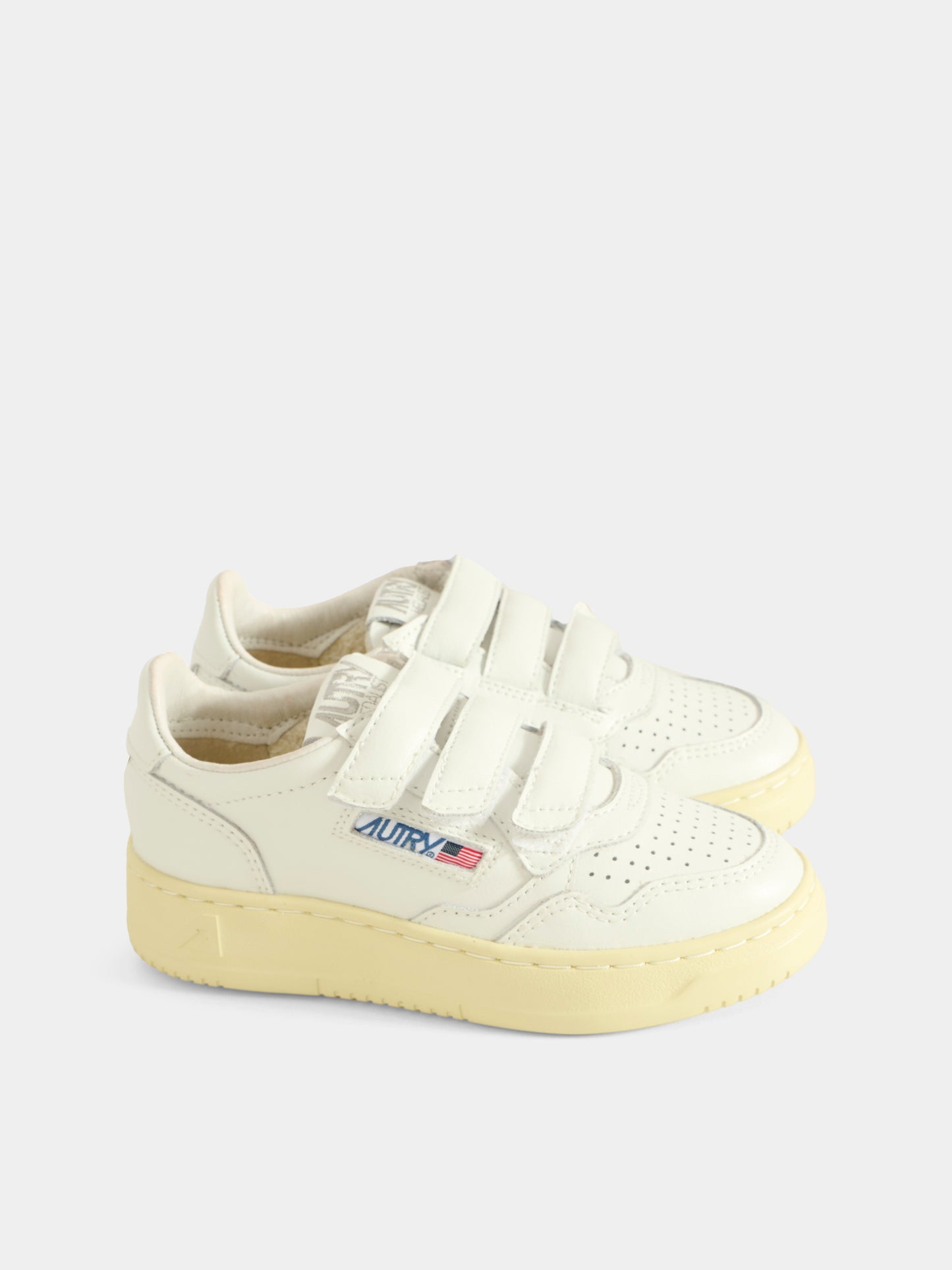 Sneakers bianche per bambini con logo,Autry,KILK FF03