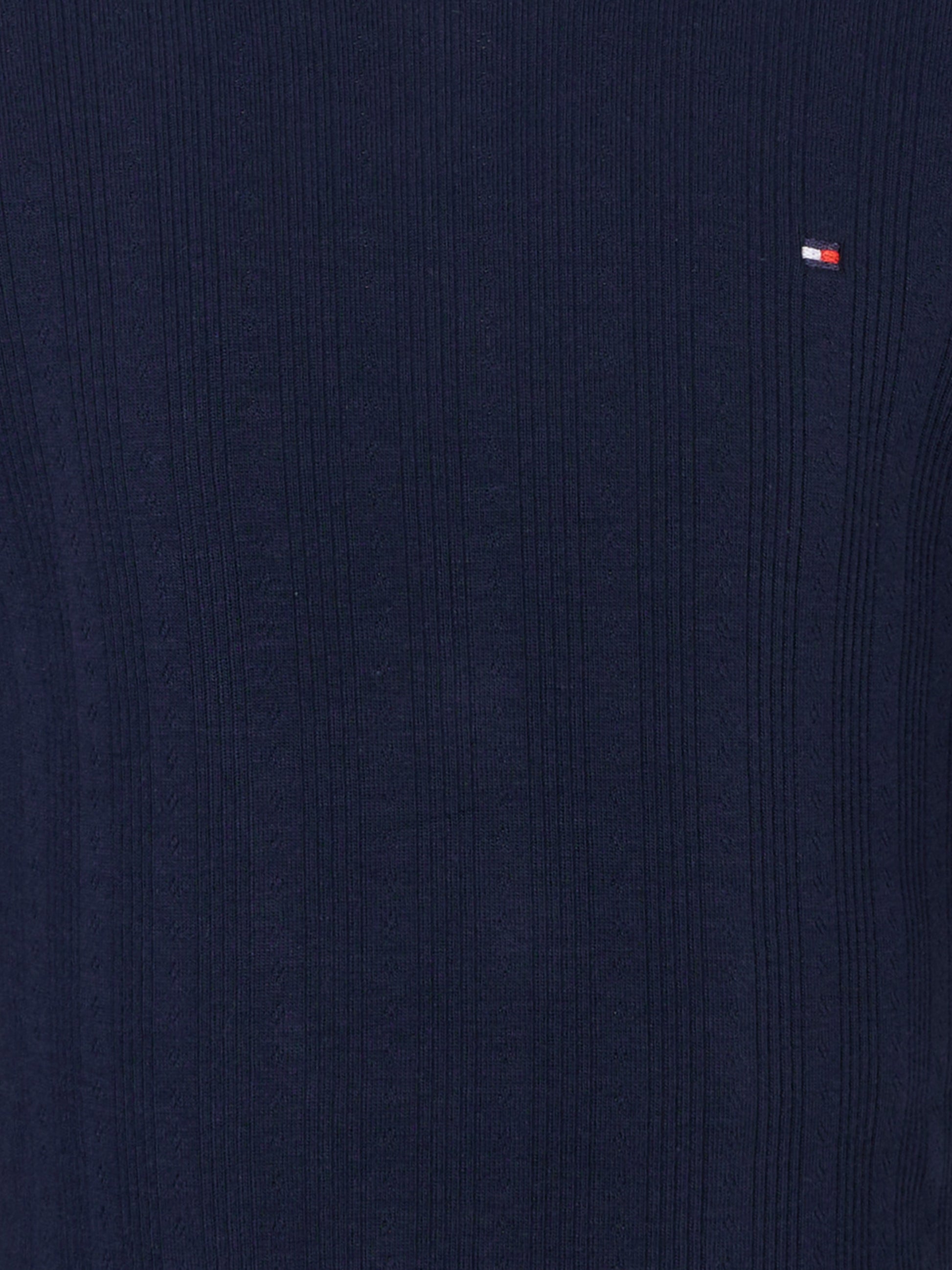 T-shirt blu per bambina con bandierina,Tommy Hilfiger Junior,25CTHKG0KG08631 C1G