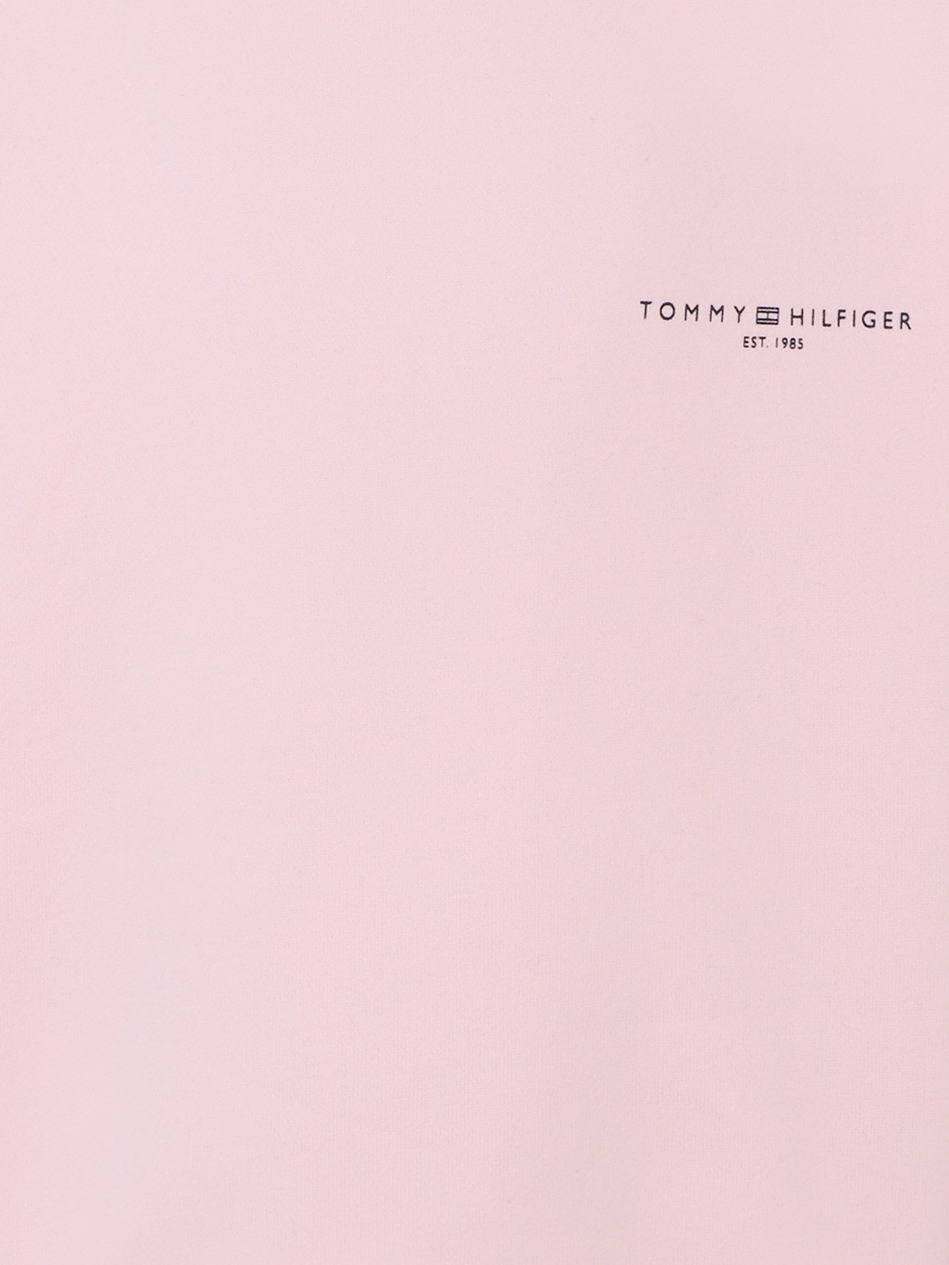 Felpa rosa per bambina con logo nero,Tommy Hilfiger Junior,25CTHKS0KS00640 TOG