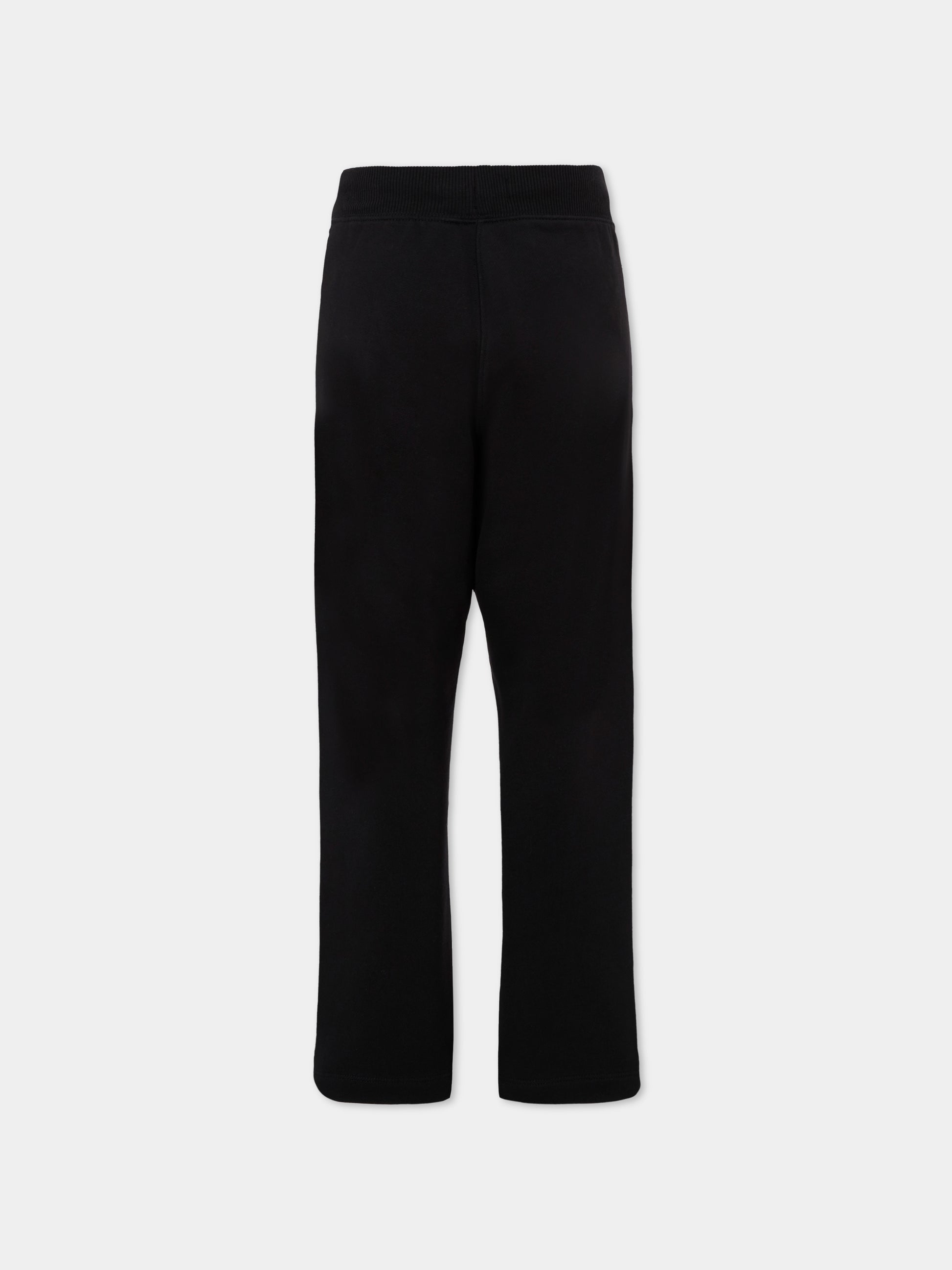 Pantaloni neri per bambino con logo,Calvin Klein Kids,25CCKIB0IB02538 BEH