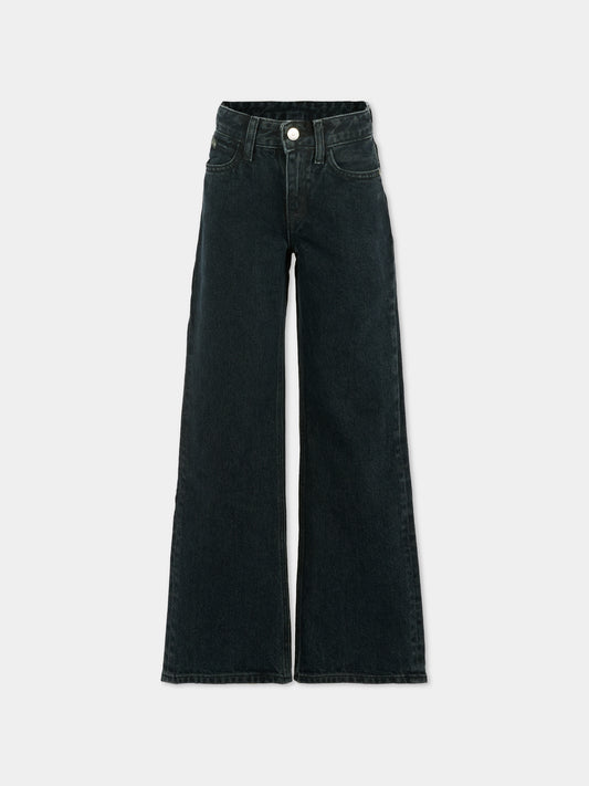 Jeans denim per bambina con logo,Calvin Klein Kids,25CCKIG0IG02607 1BJ