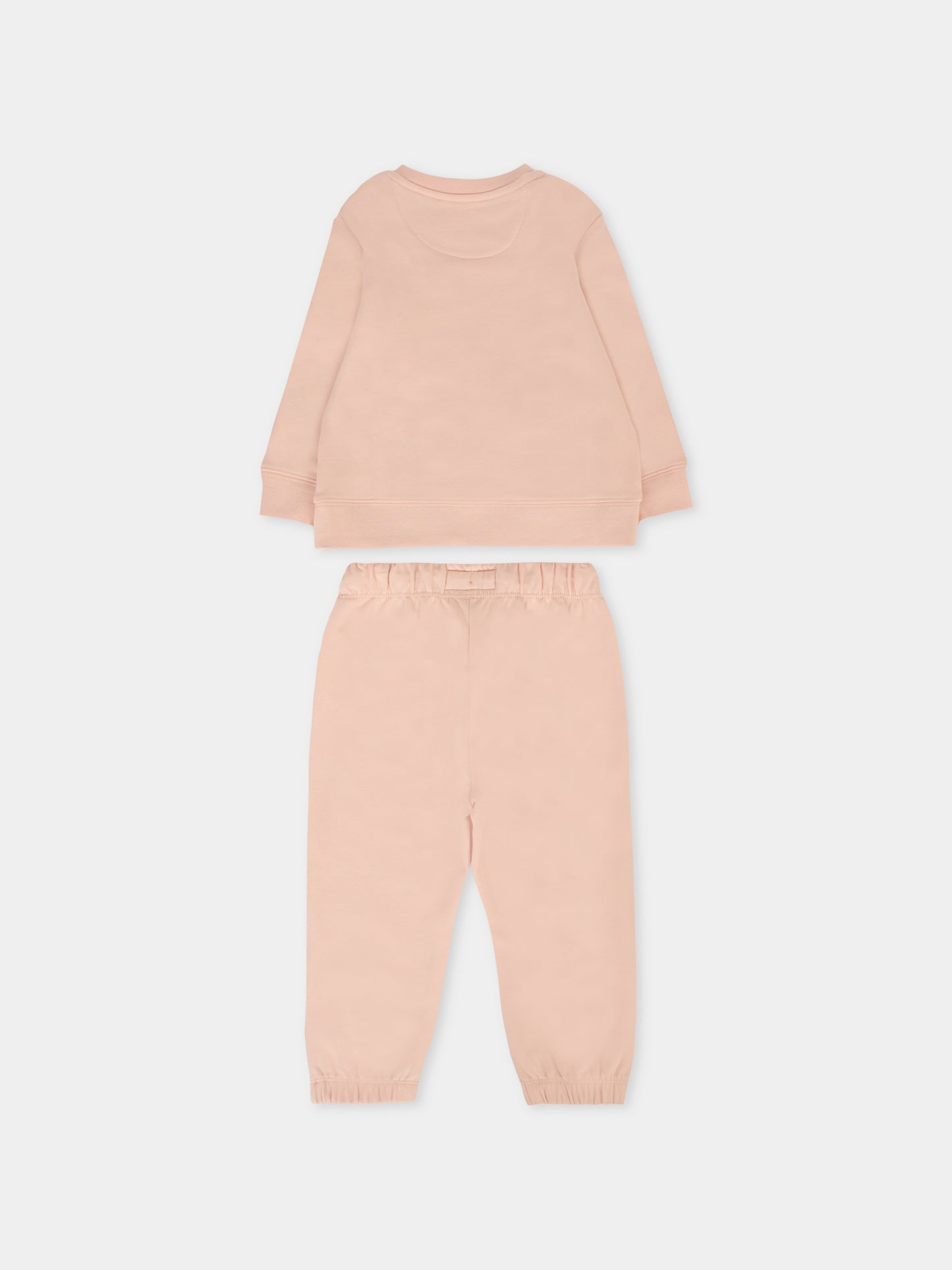 Completo rosa per neonata con logo,Calvin Klein Kids,25CCKIN0IN00017 TGI