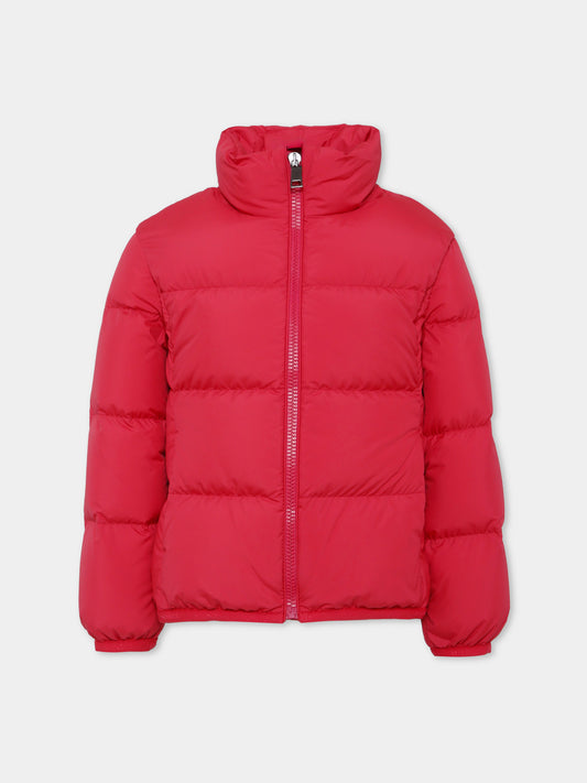 Piumino Cermasa rosa per bambina con logo,Moncler Kids,K2954 - 1A00016 - 597YW 542