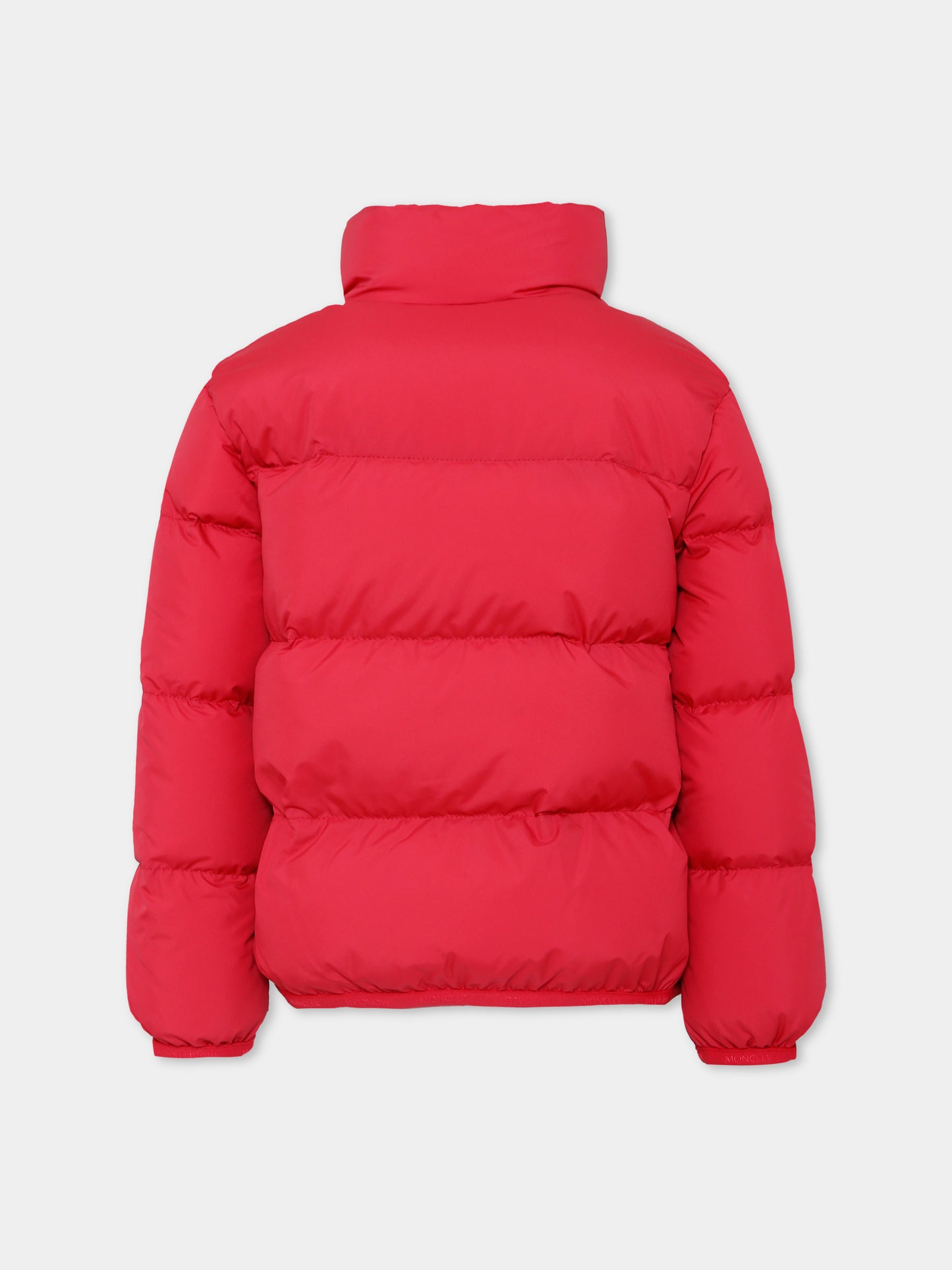 Piumino Cermasa rosa per bambina con logo,Moncler Kids,K2954 - 1A00016 - 597YW 542