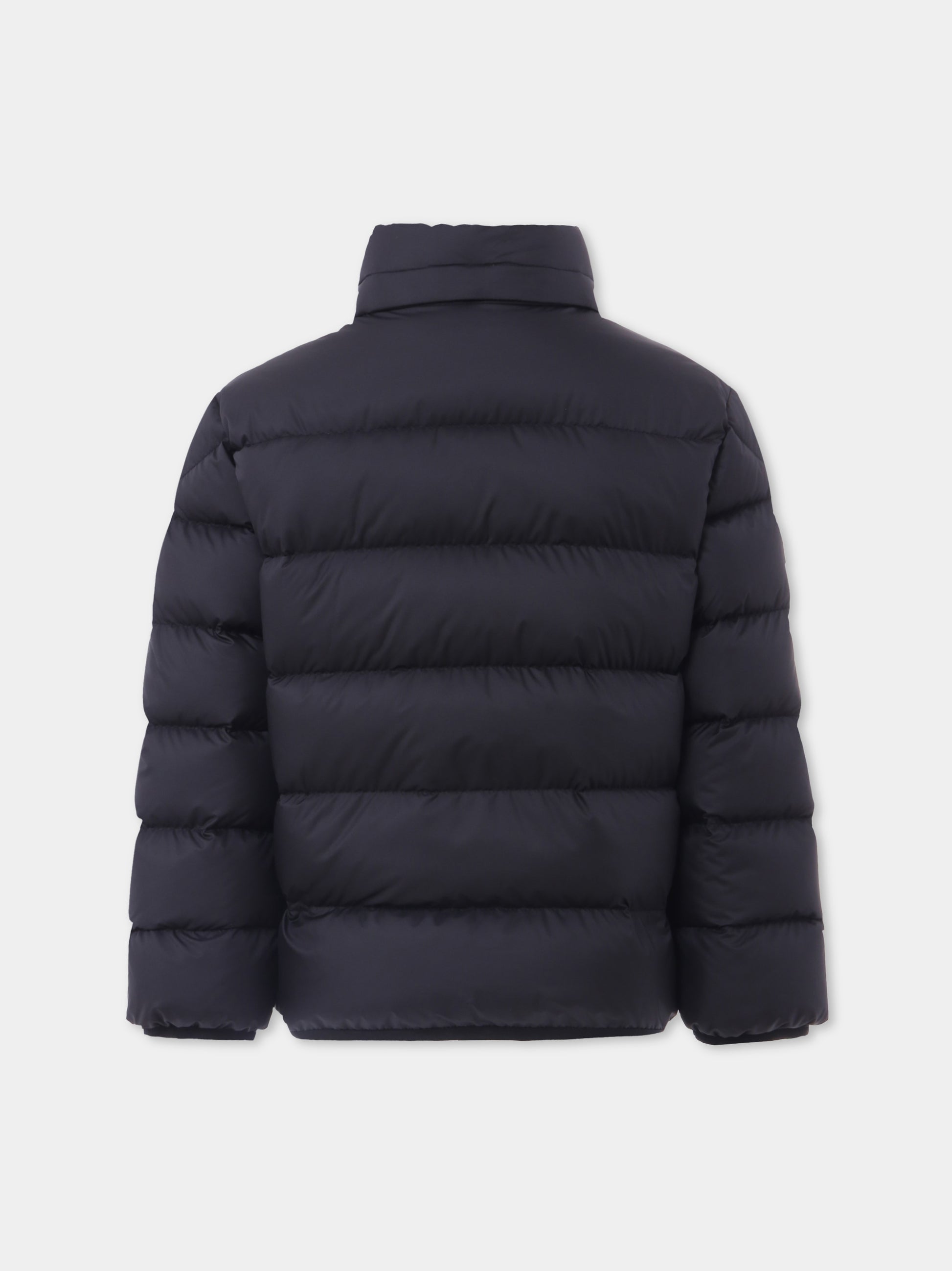 Piumino Bajan nero per bambino con logo,Moncler Kids,K2954 - 1A00026 - 597X2 999