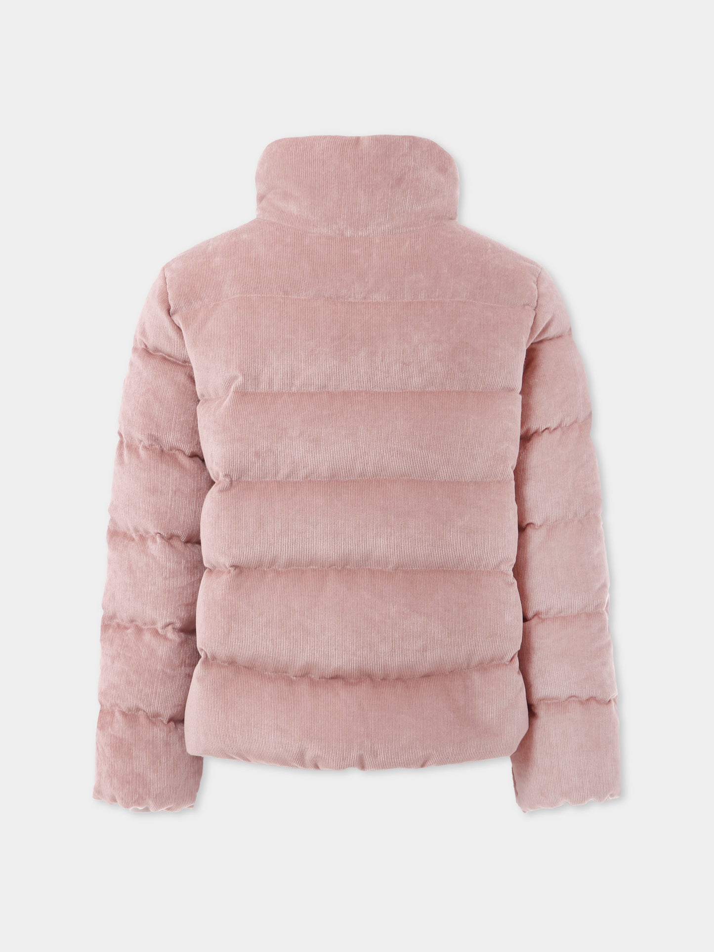 Piumino Marth rosa per bambina con logo,Moncler Kids,K2954 - 1A00033 - 598QF 53D