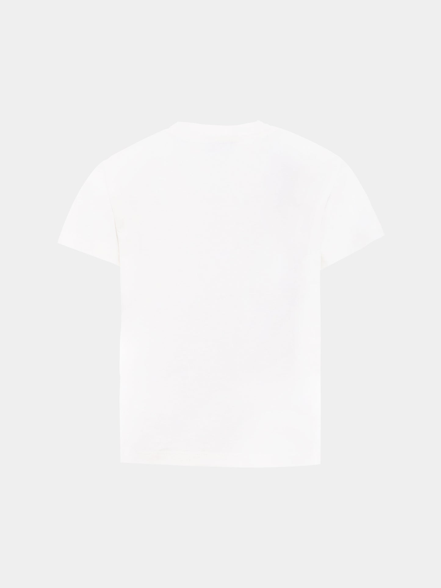 T-shirt bianca per bambini con logo,Moncler Kids,K2954 - 8C00018 - 89AFV 034