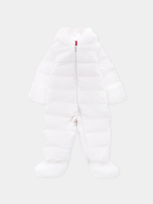 Piumino Osof bianco per neonati con logo,Moncler Kids,K2951 - 1G00002 - 597YW 032