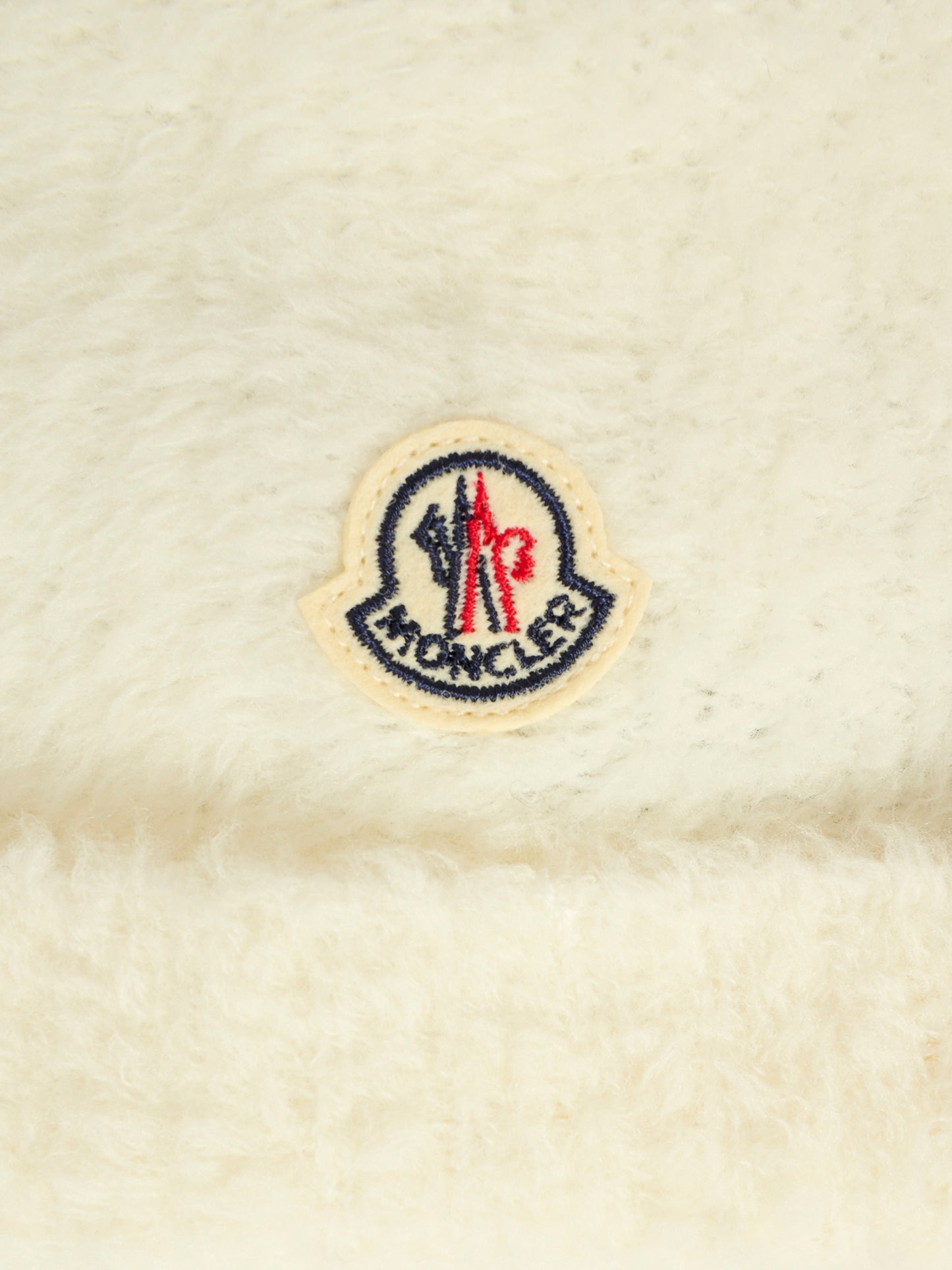 Berretto bianco per neonati con logo,Moncler Kids,K2951 - 3B00005 - M7291 034