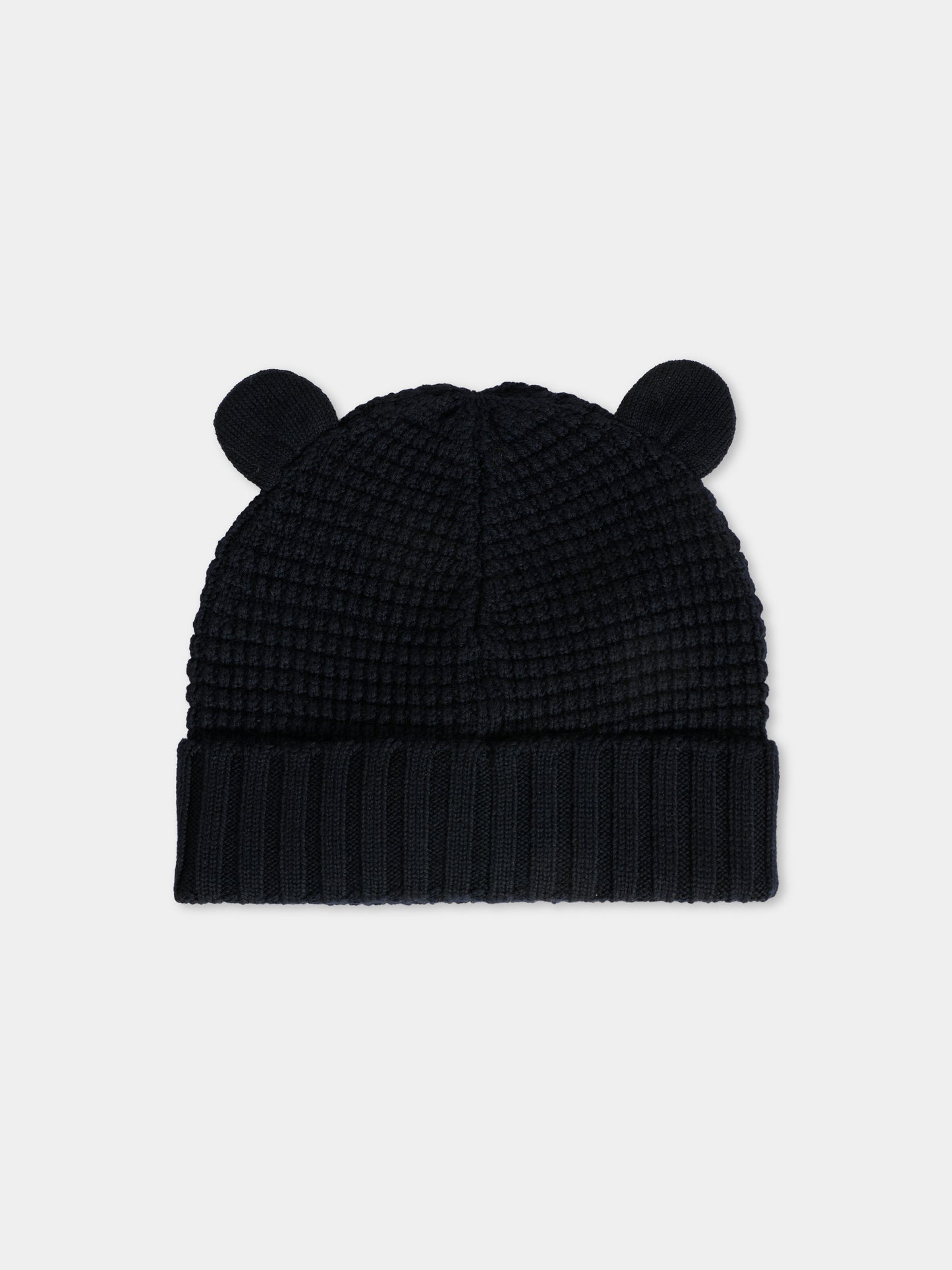 Berretto blu per neonati con logo,Moncler Kids,K2951 - 3B00008 - M1131 742