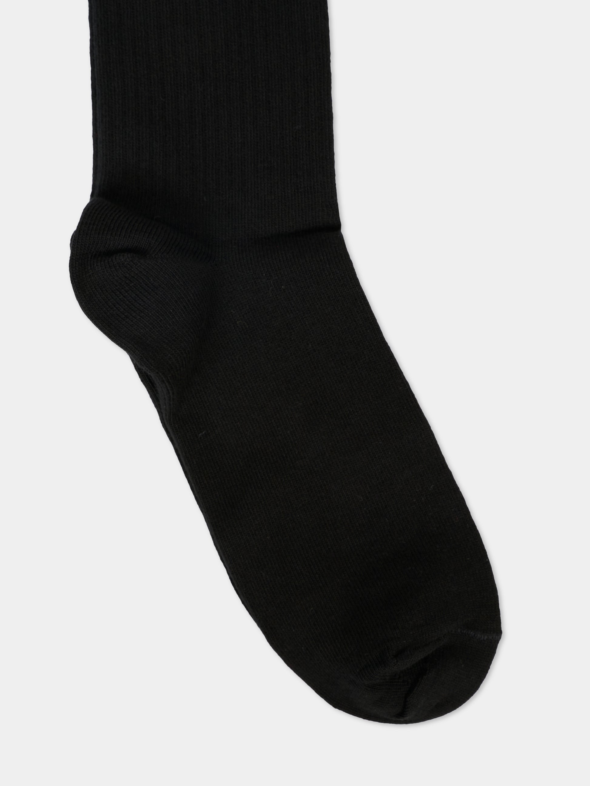 Calze nero per bambini con logo nero,Mm6 Maison Margiela,M60571-MM045-M6900