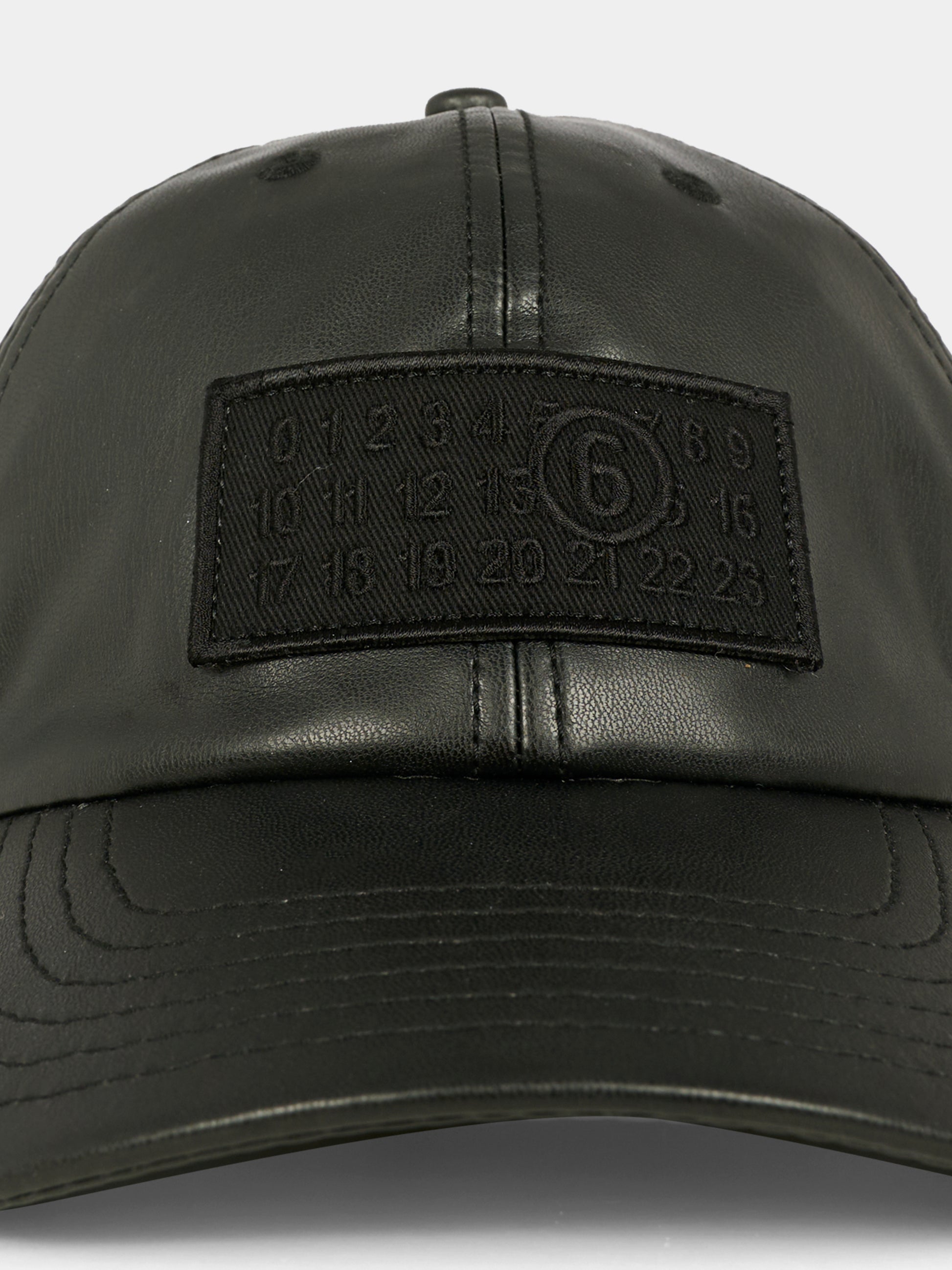 Cappello nero per bambini cpn patch,Mm6 Maison Margiela,M60919-MM05T-M6900