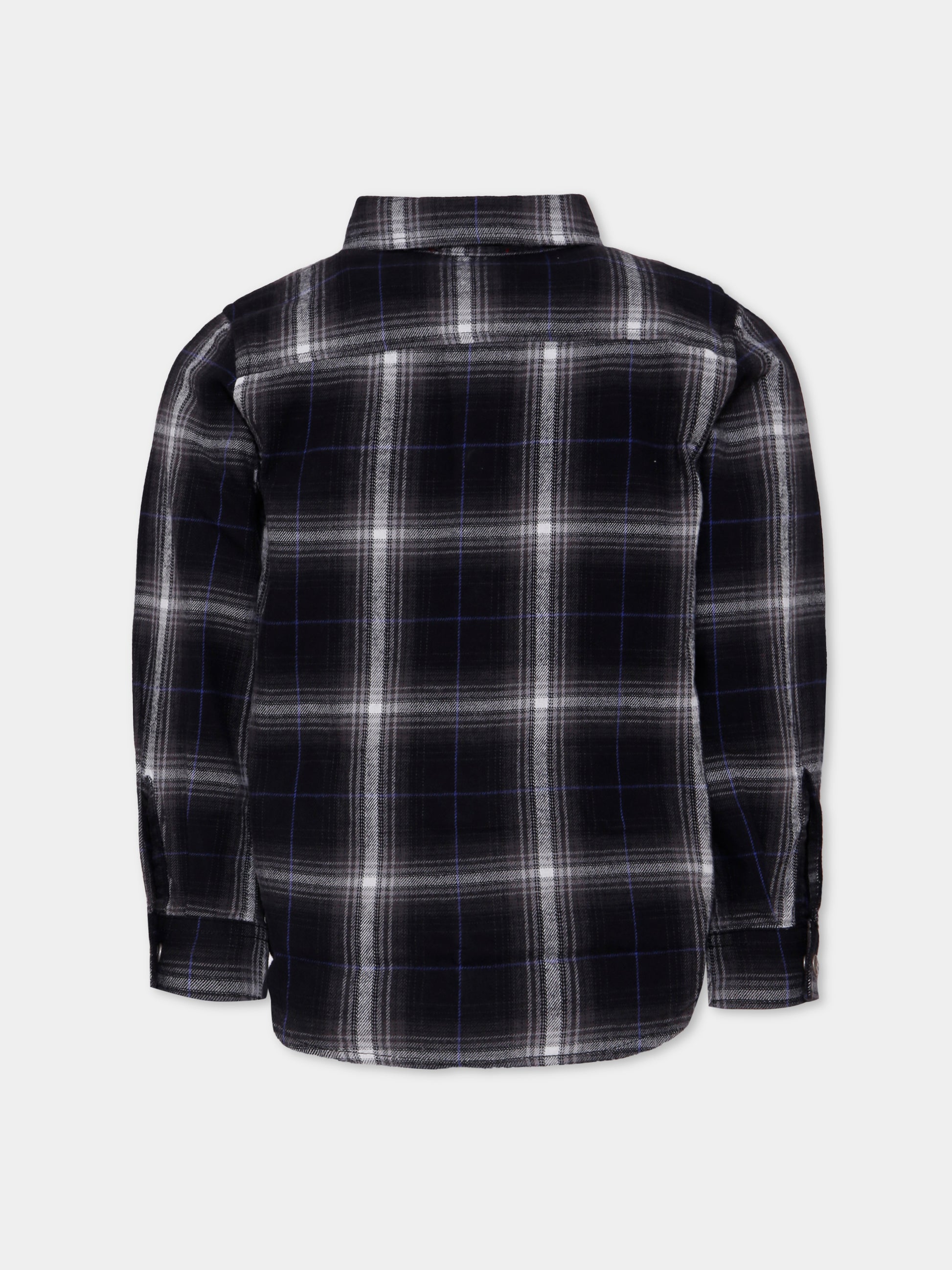 Camicia nera per bambino con logo,Diesel,J02468-KXBQV-K804A