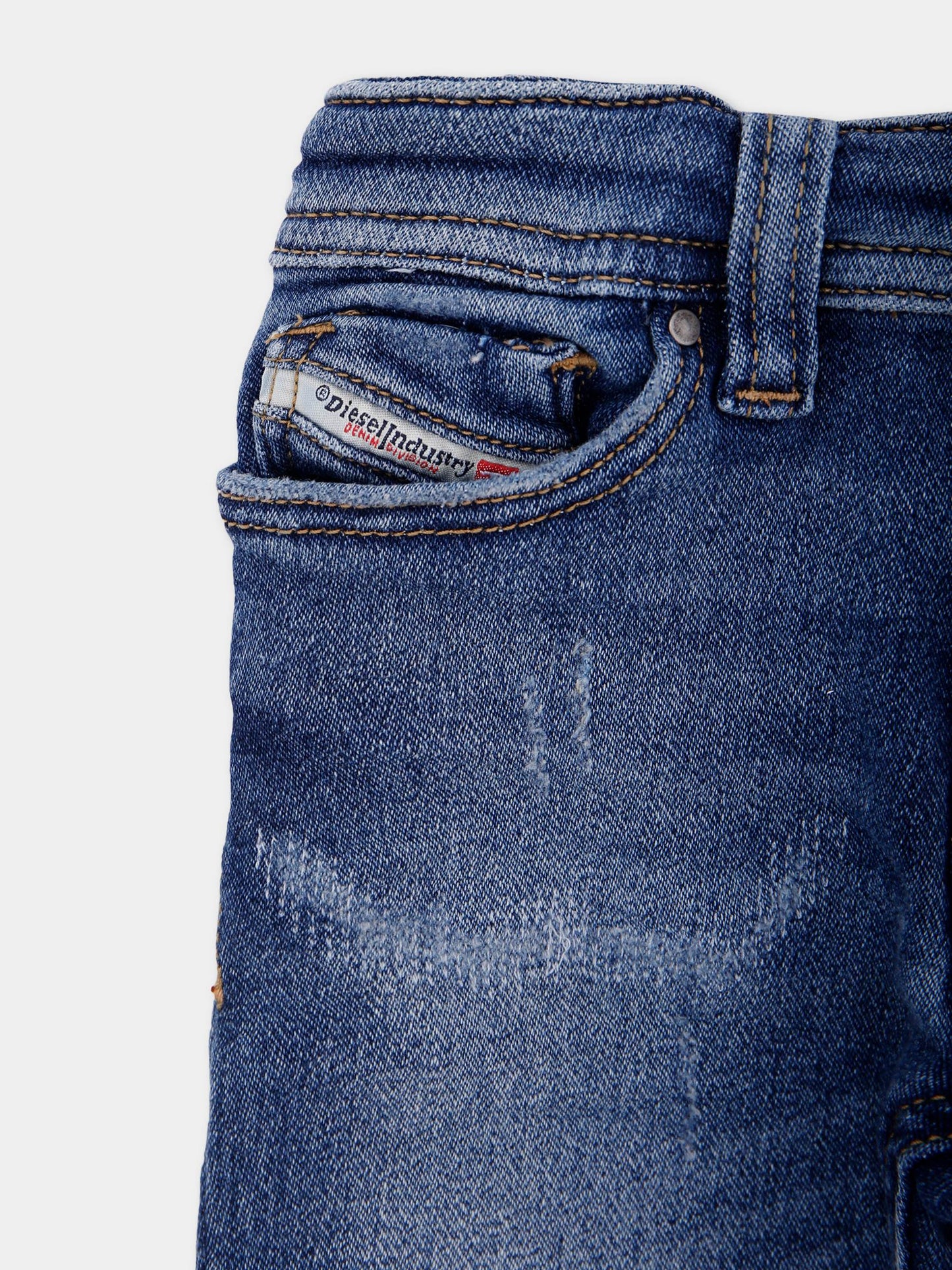 Jeans denim per neonato con logo,Diesel,K00309-KXBQF-K01