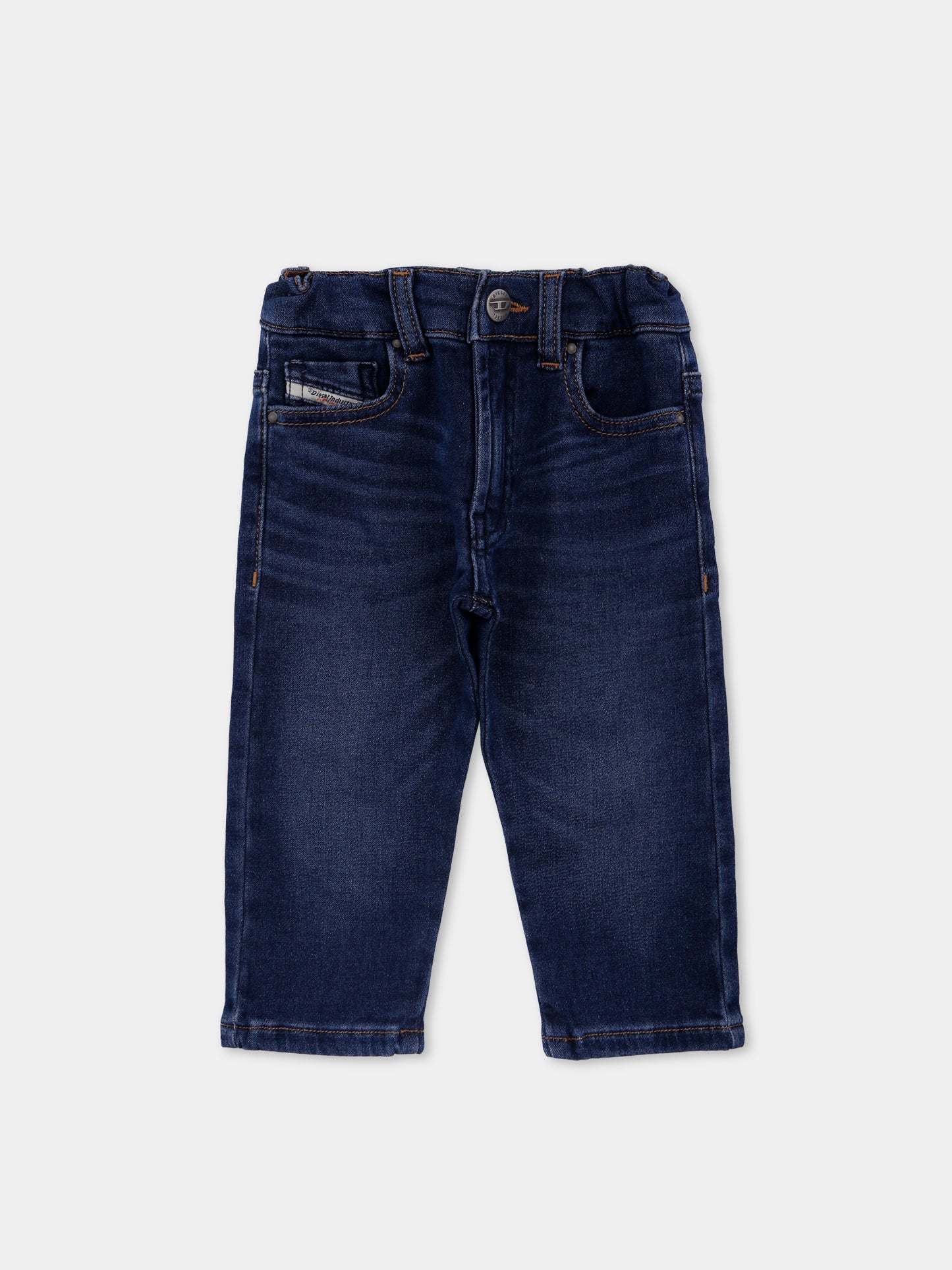 Jeans denim per neonato con logo,Diesel,K00312-KXBQG-K01
