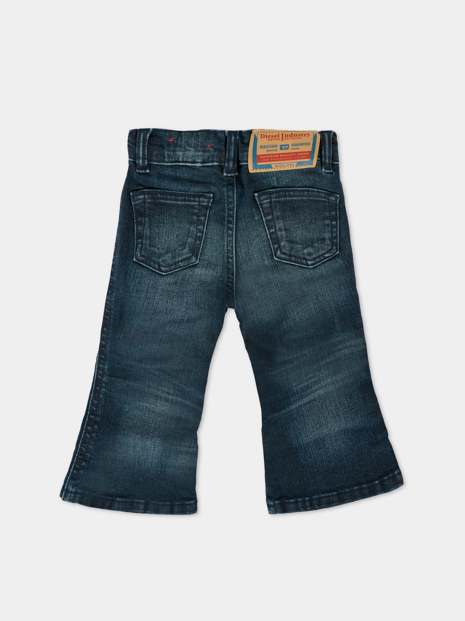 Jeans denim per neonata con logo,Diesel,K00659-KXBQL-K01