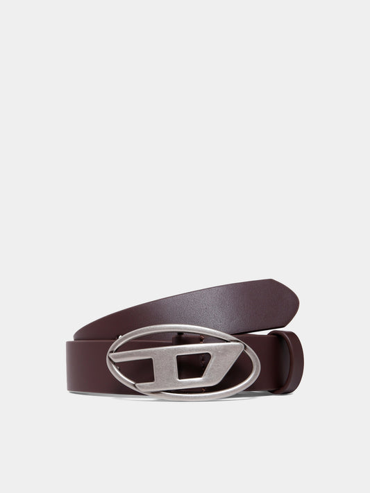 Cintura marrone per bambini con logo,Diesel,J01226-KXBLR-KP48