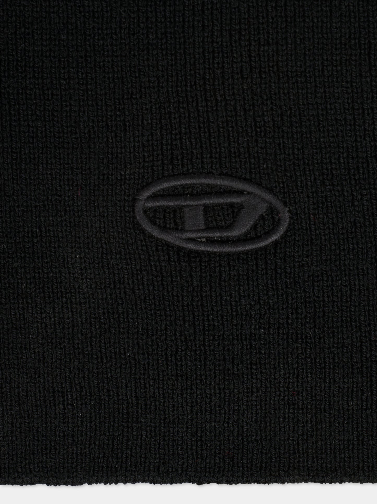 Sciarpa nera per bambino con logo,Diesel,J02463-KYAZ1-K900