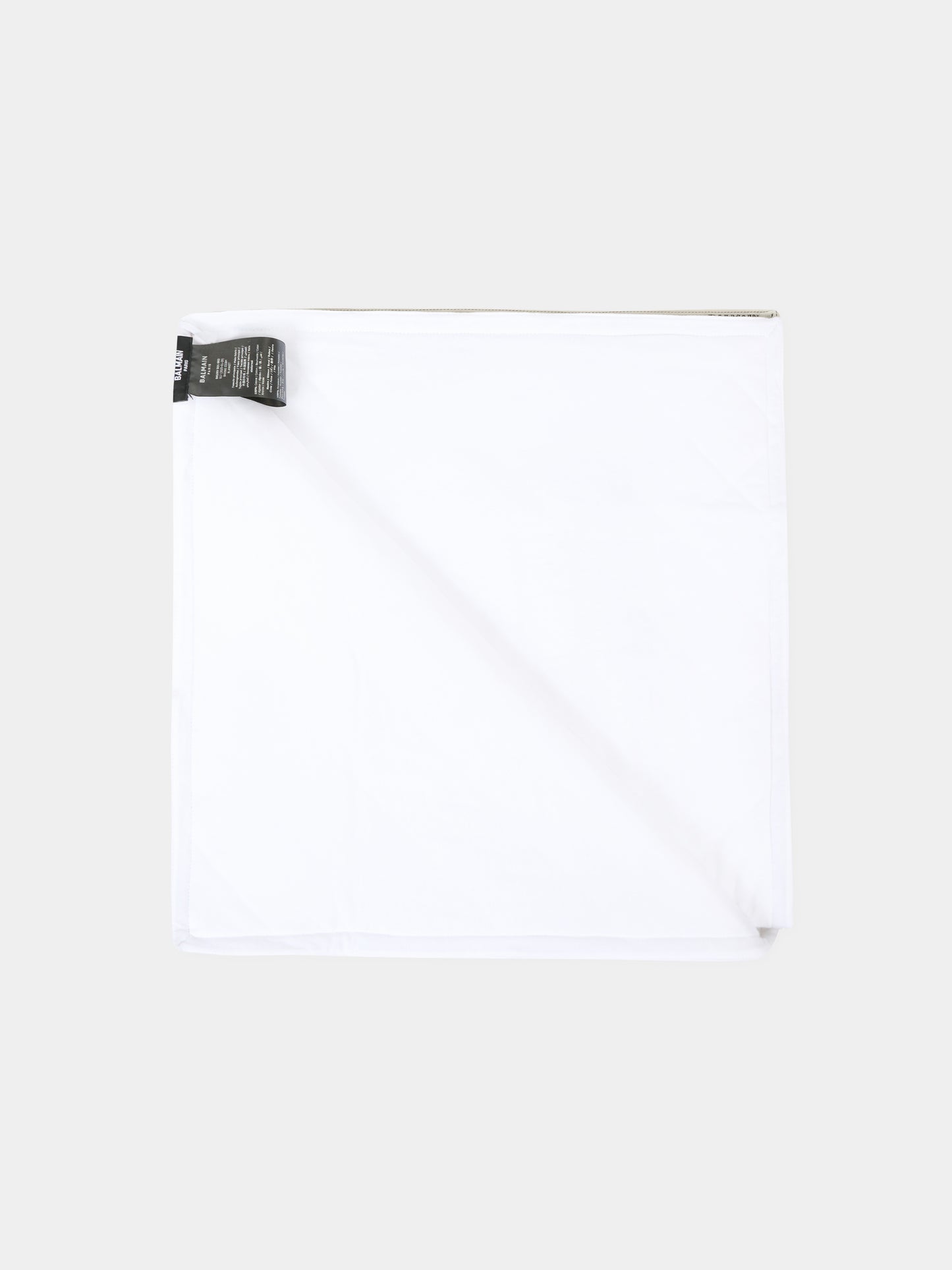 Coperta bianca per neonati con logo,Balmain Kids,BX0560-Z3384 100