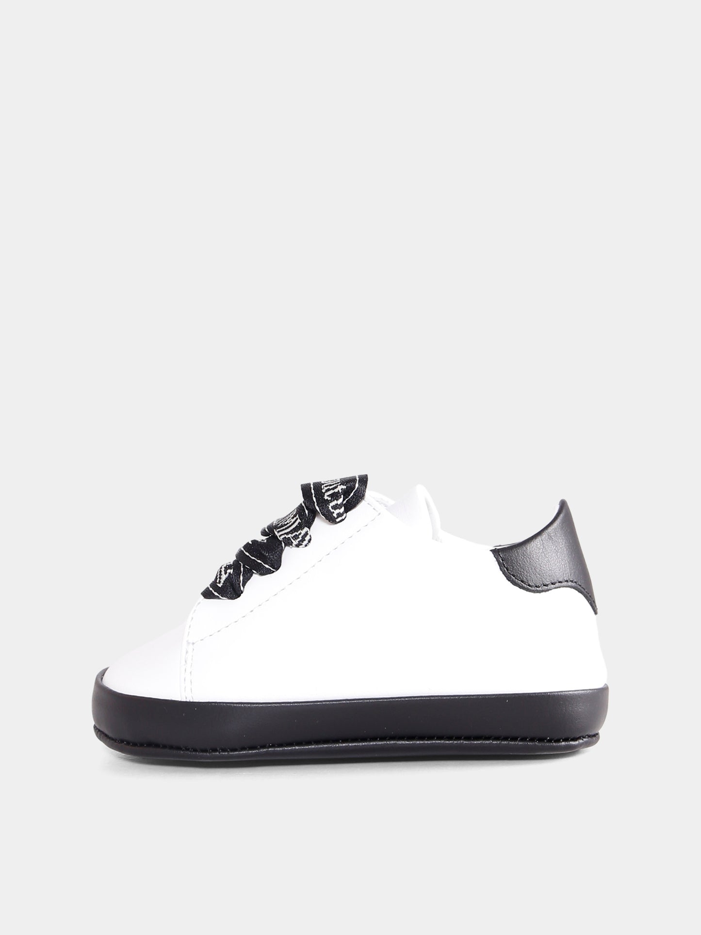 Sneakers bianche per neonati con logo,Balmain Kids,BX0606-Y0051 100NE