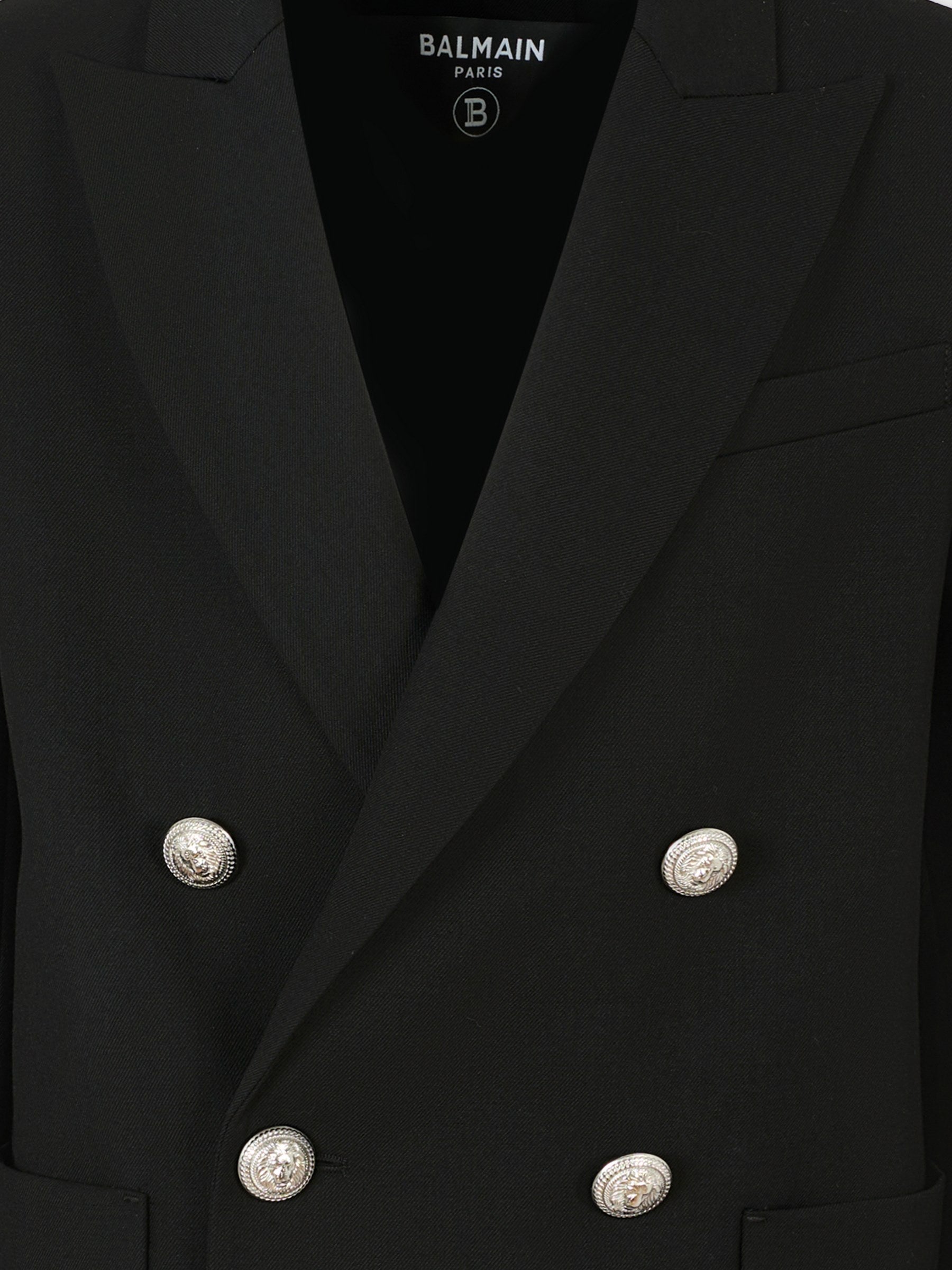 Giacca nera per bambino,Balmain Kids,BX2P04-I0196 930AG