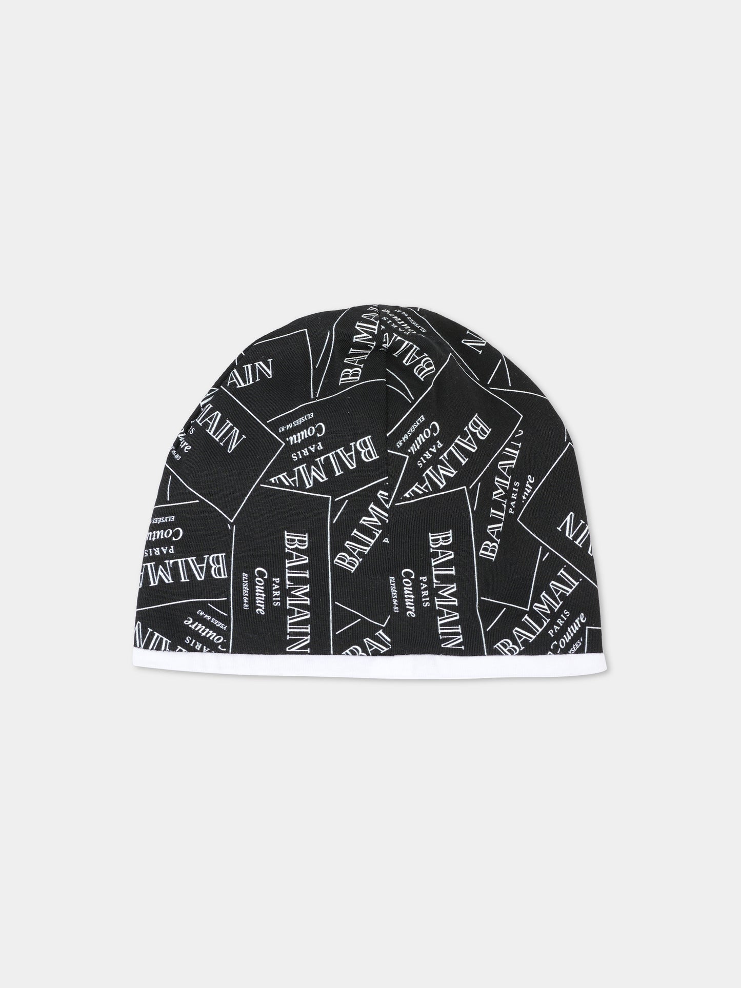 Set tutina nero per neonati con logo,Balmain Kids,BXB57A-Z3332 930BC