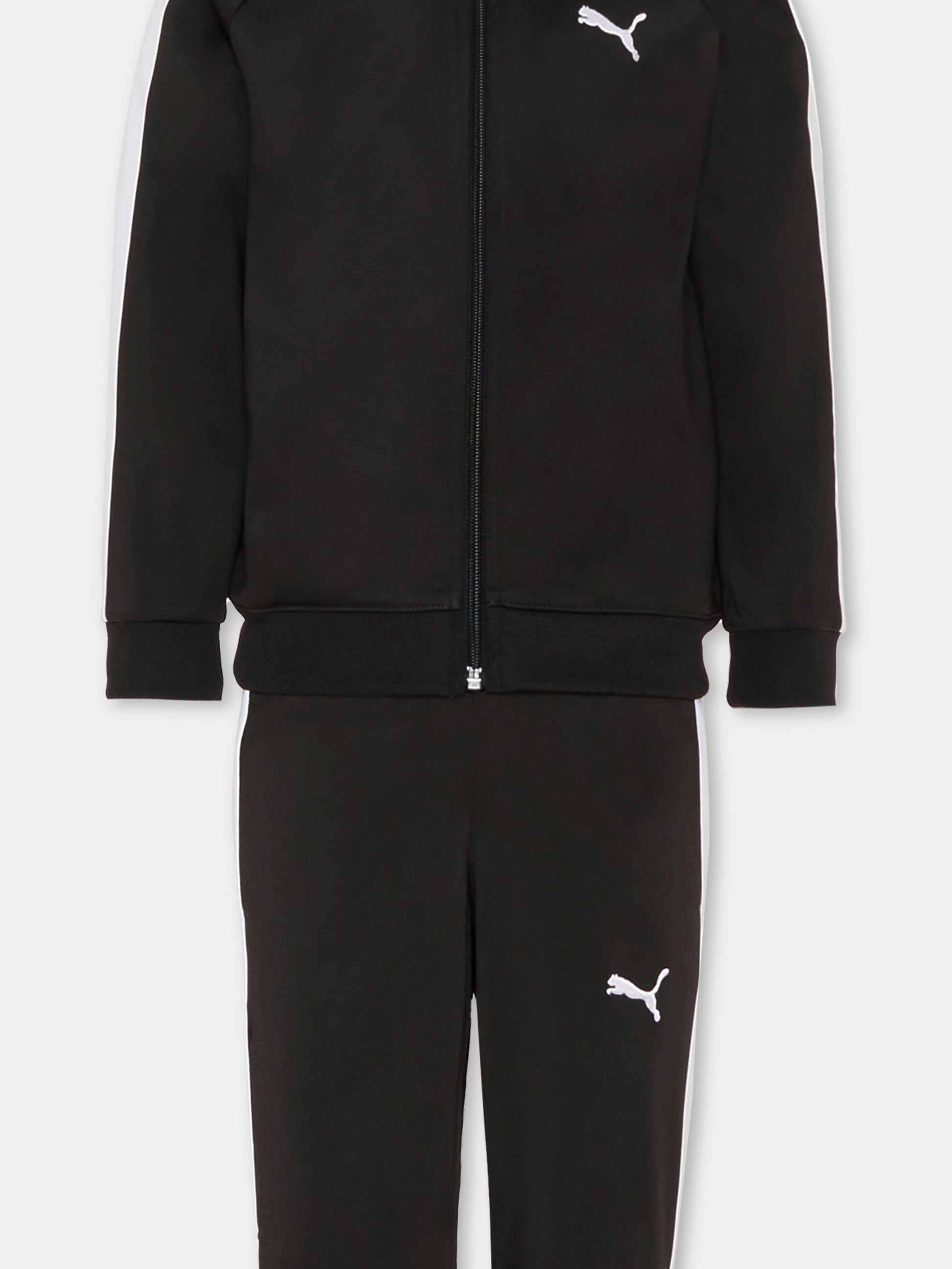 Completo nero per bambini con logo,Puma,633777 01