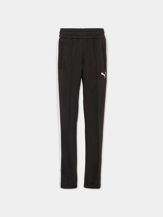 Pantaloni neri per bambini con logo,Puma,629899 01