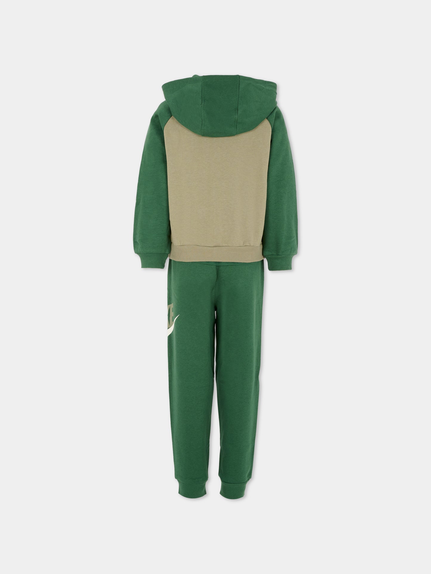 Completo verde per bambino con logo,Nike,86N341 F1J