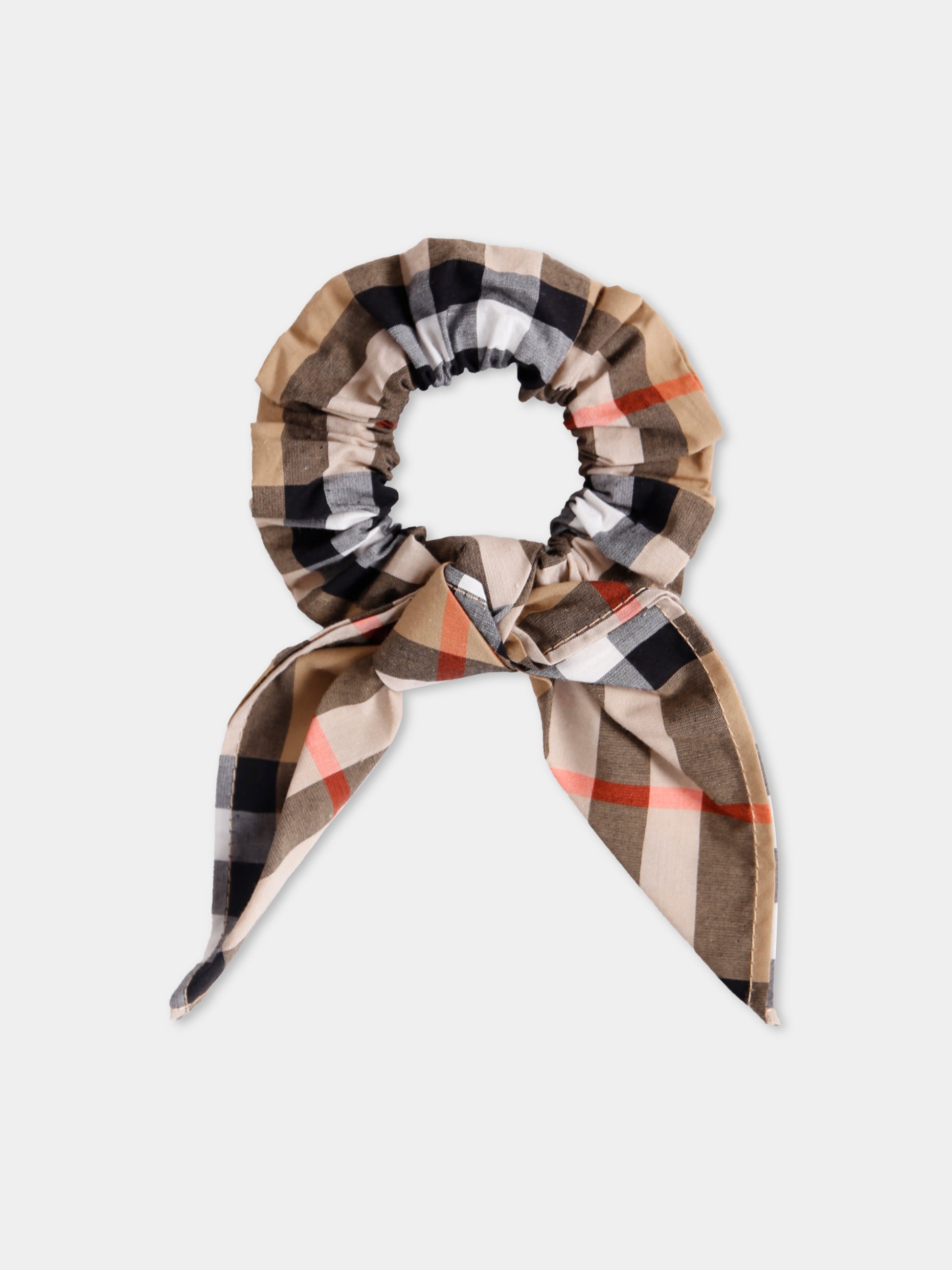 Elastico beige per bambina con check vintage,Burberry Kids,8100462 B9368