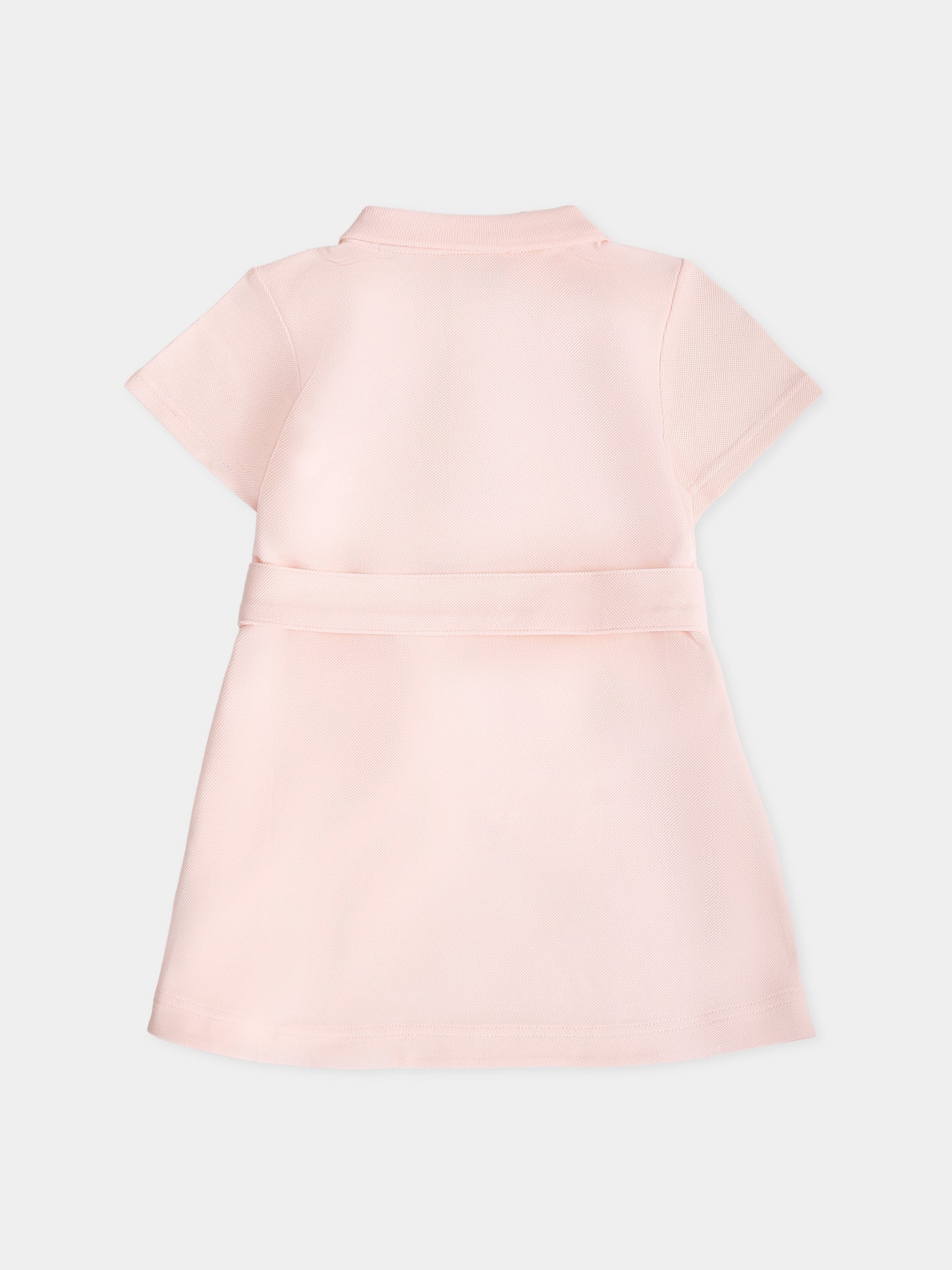 Vestito rosa per neonata con orsetto,Burberry Kids,8112518 A4651