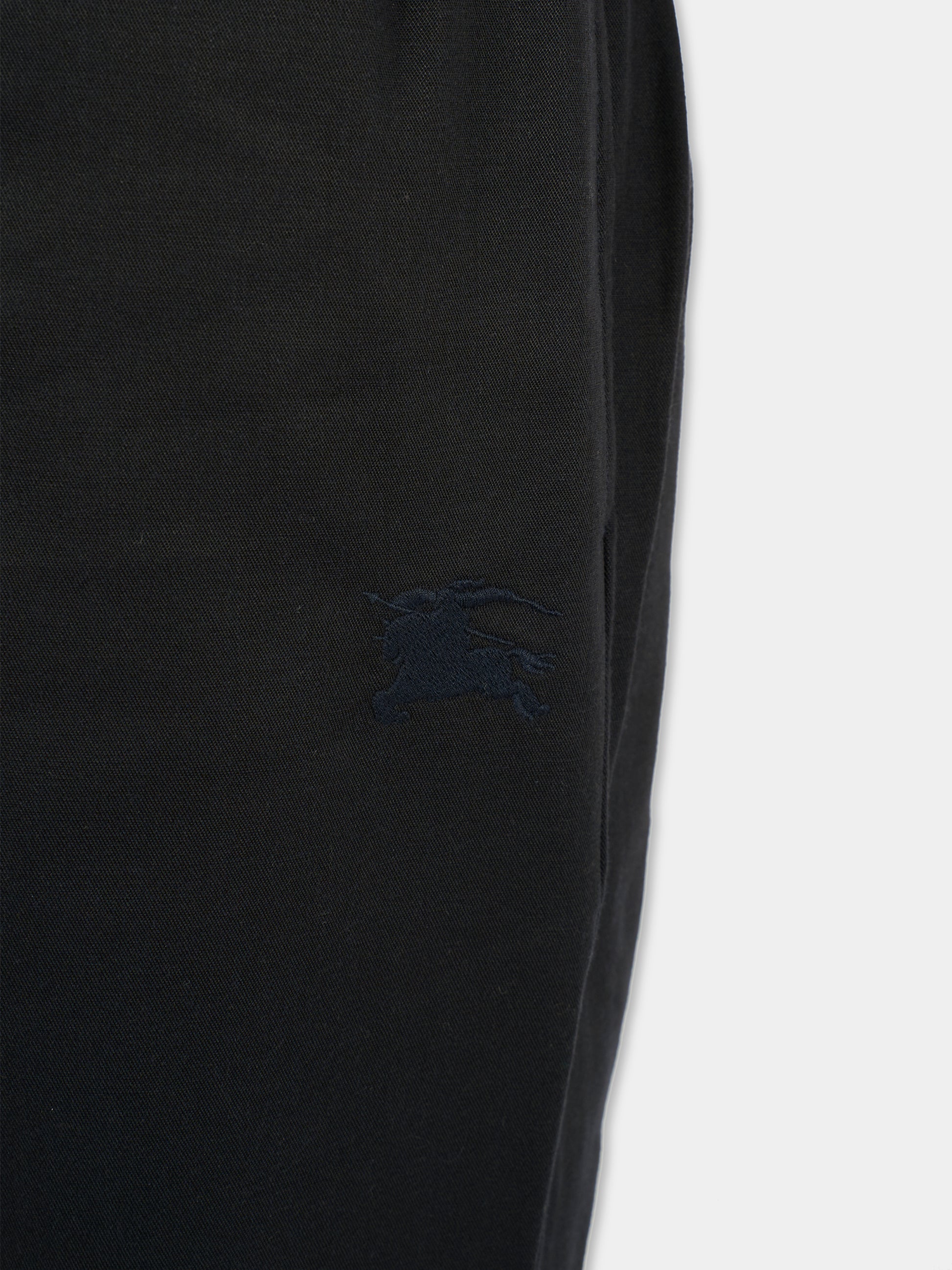 Pantaloni blu per bambino con cavaliere equestre,Burberry Kids,8109105 B8746