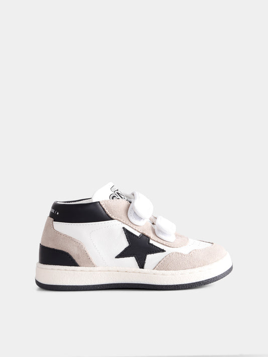Sneakers June bianche per neonato e bambino con stella,Golden Goose,GJF00773 F007415 11395