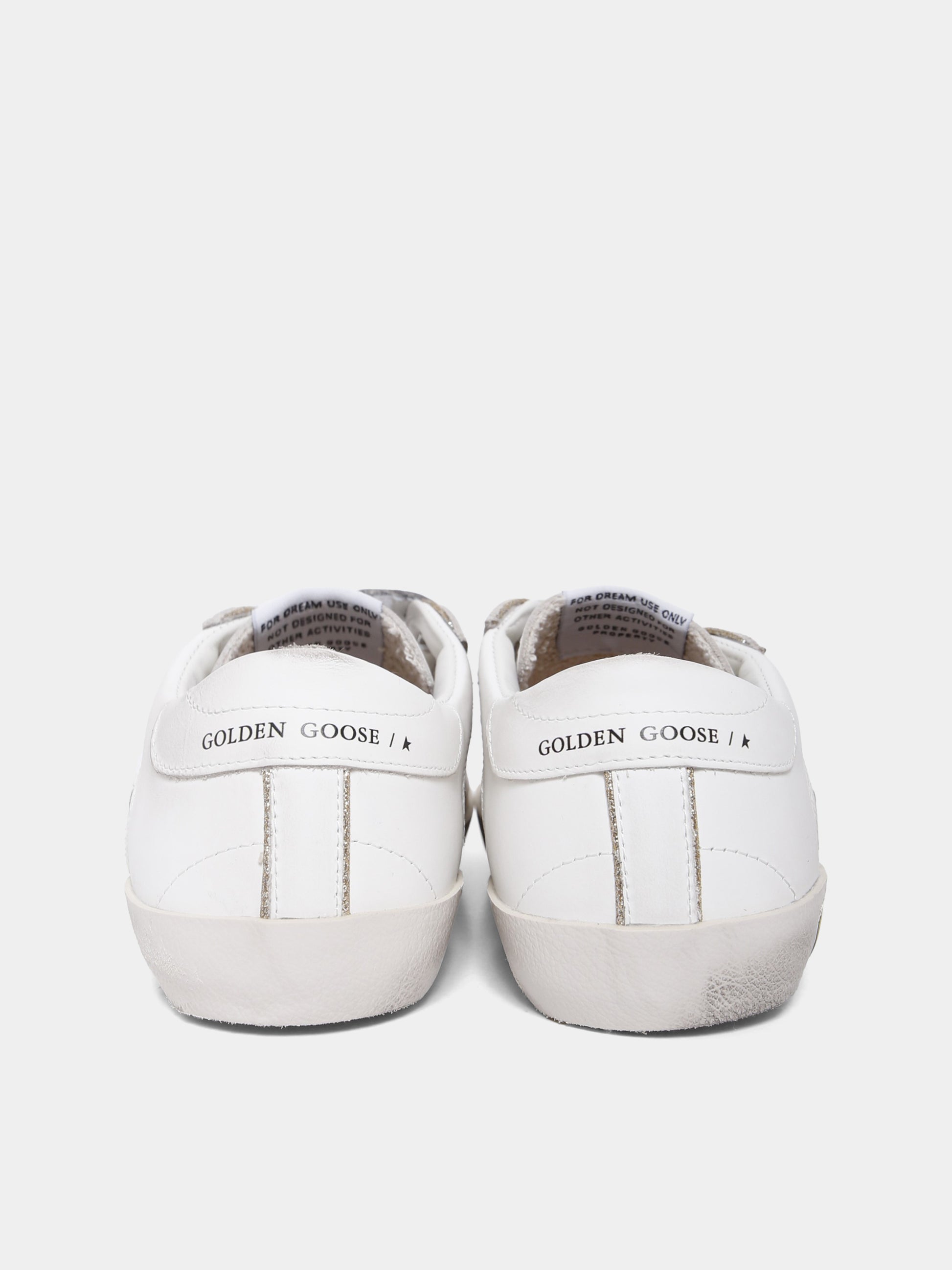 Sneakers Old School bianche per bambina con stella,Golden Goose,GJF00143 F007427 10847