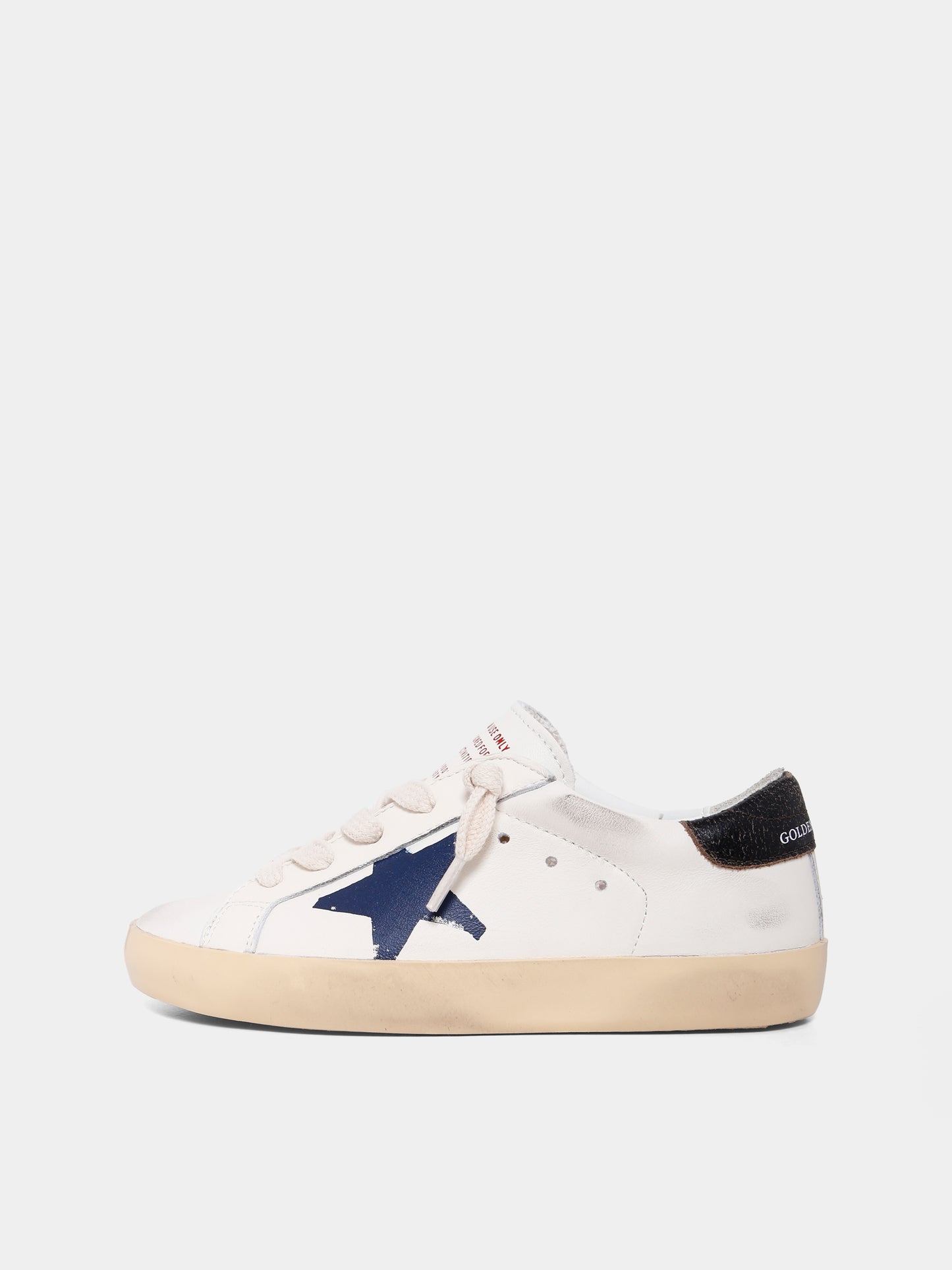 Sneakers Super Star bianche per bambino con stella,Golden Goose,GJF00270 F004340 11429
