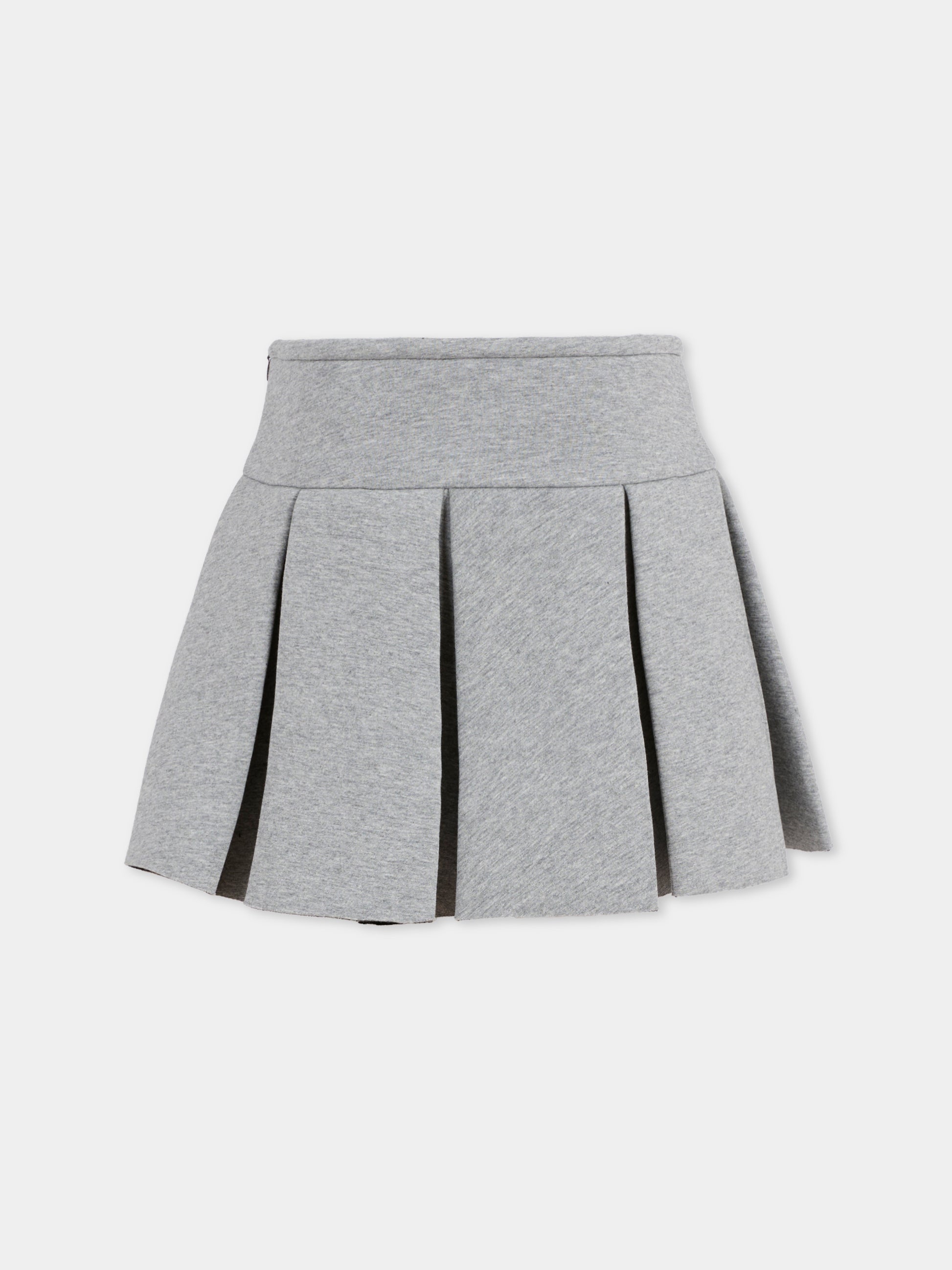 Gonna grigia per bambina con logo,Marni Kids,M01550 M00VC 0M923