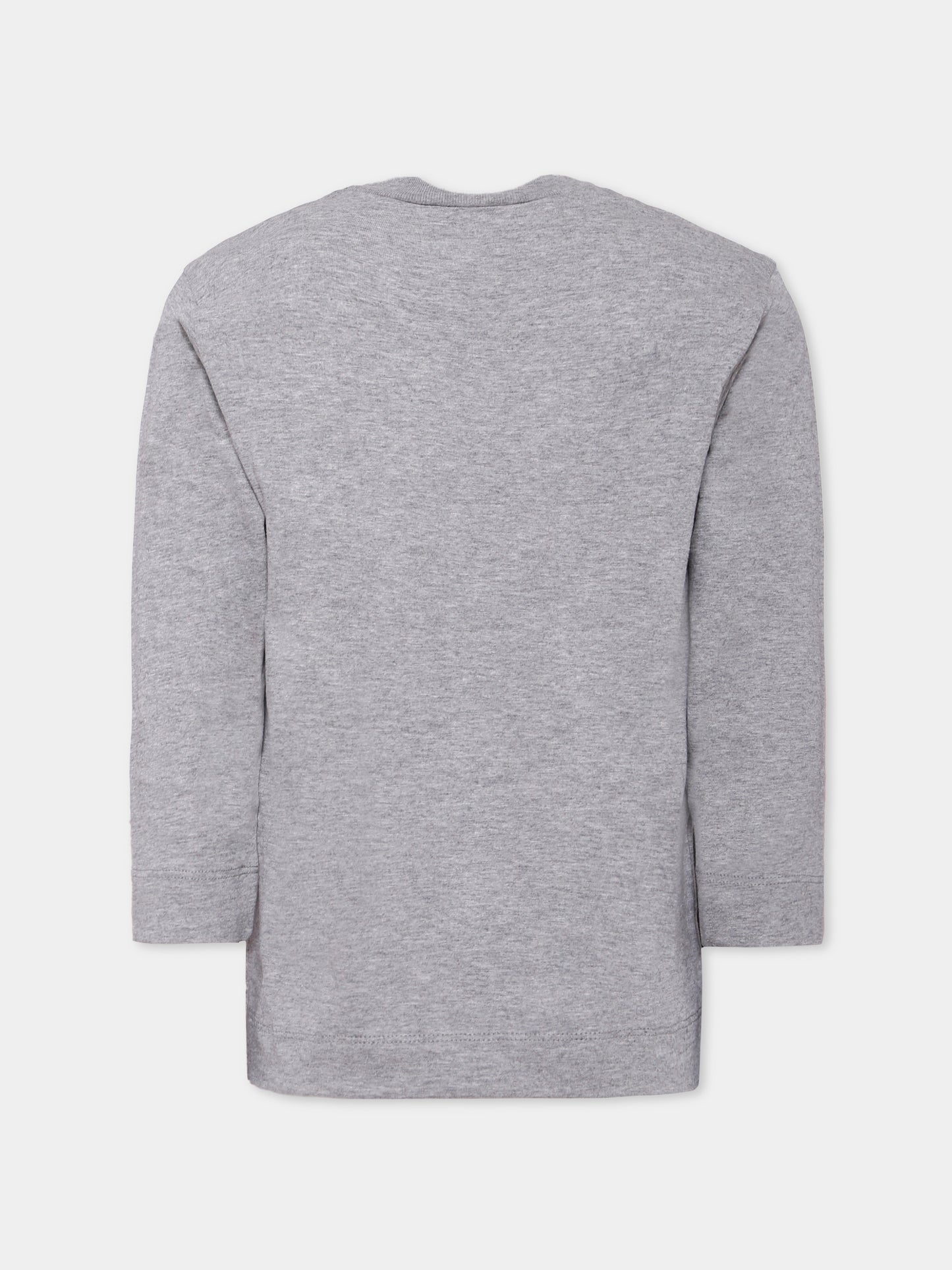 T-shirt grigia per bambini con logo,Marni Kids,M01603 M00RF 0M923