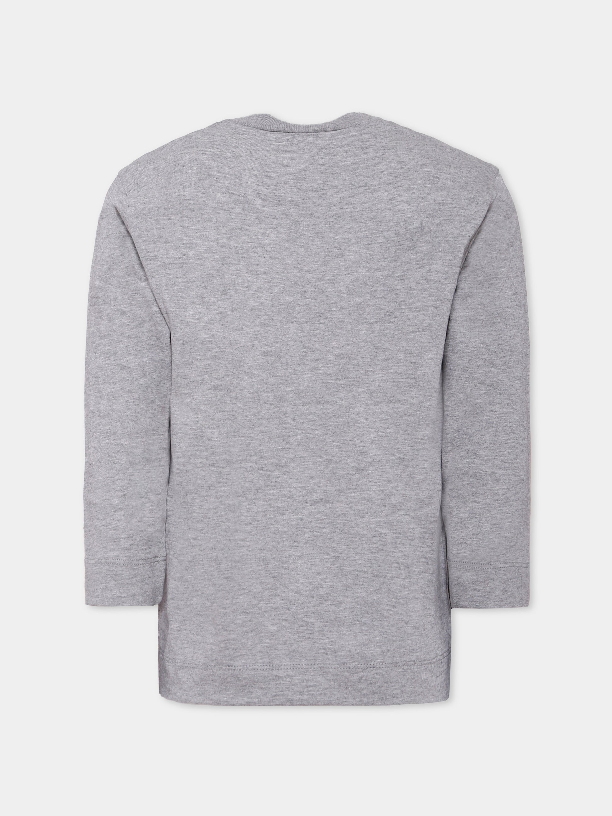 T-shirt grigia per bambini con logo,Marni Kids,M01603 M00RF 0M923