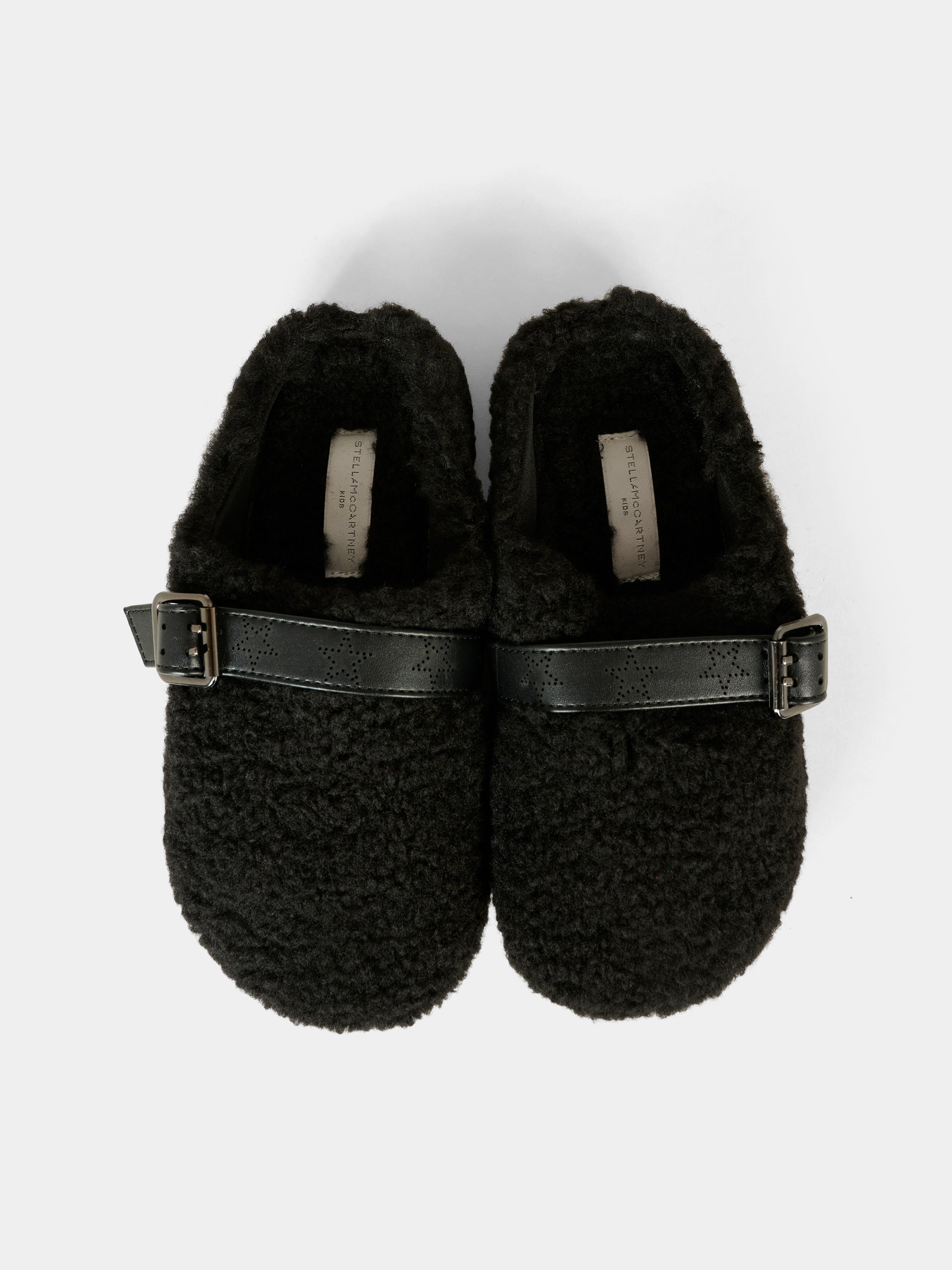 Sabot neri per bambina con stelle,Stella Mccartney Kids,TX0B96 Z3237 930