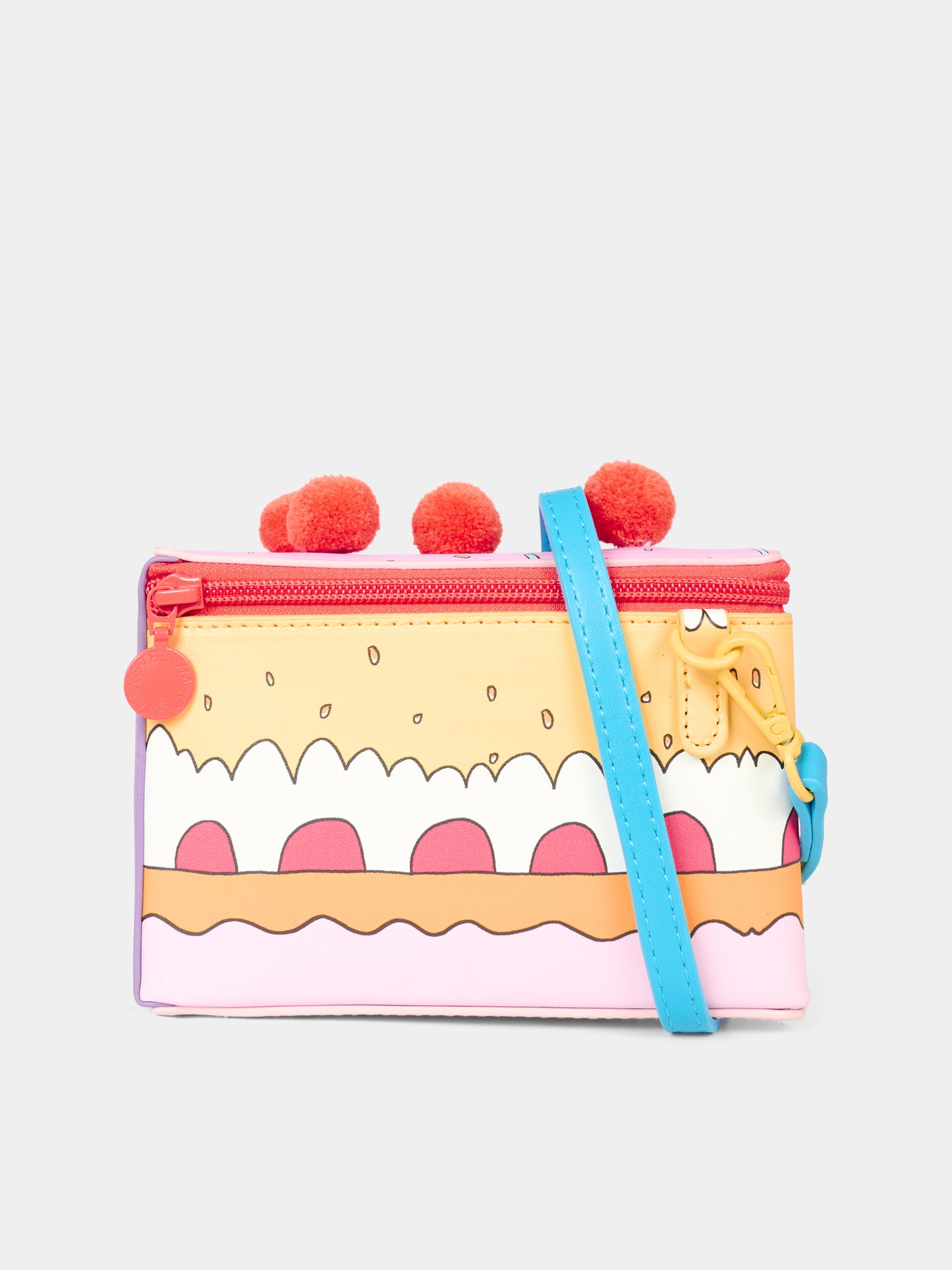 Borsa multicolor per bambina con torta,Stella Mccartney Kids,TX0C78 Z3246 999