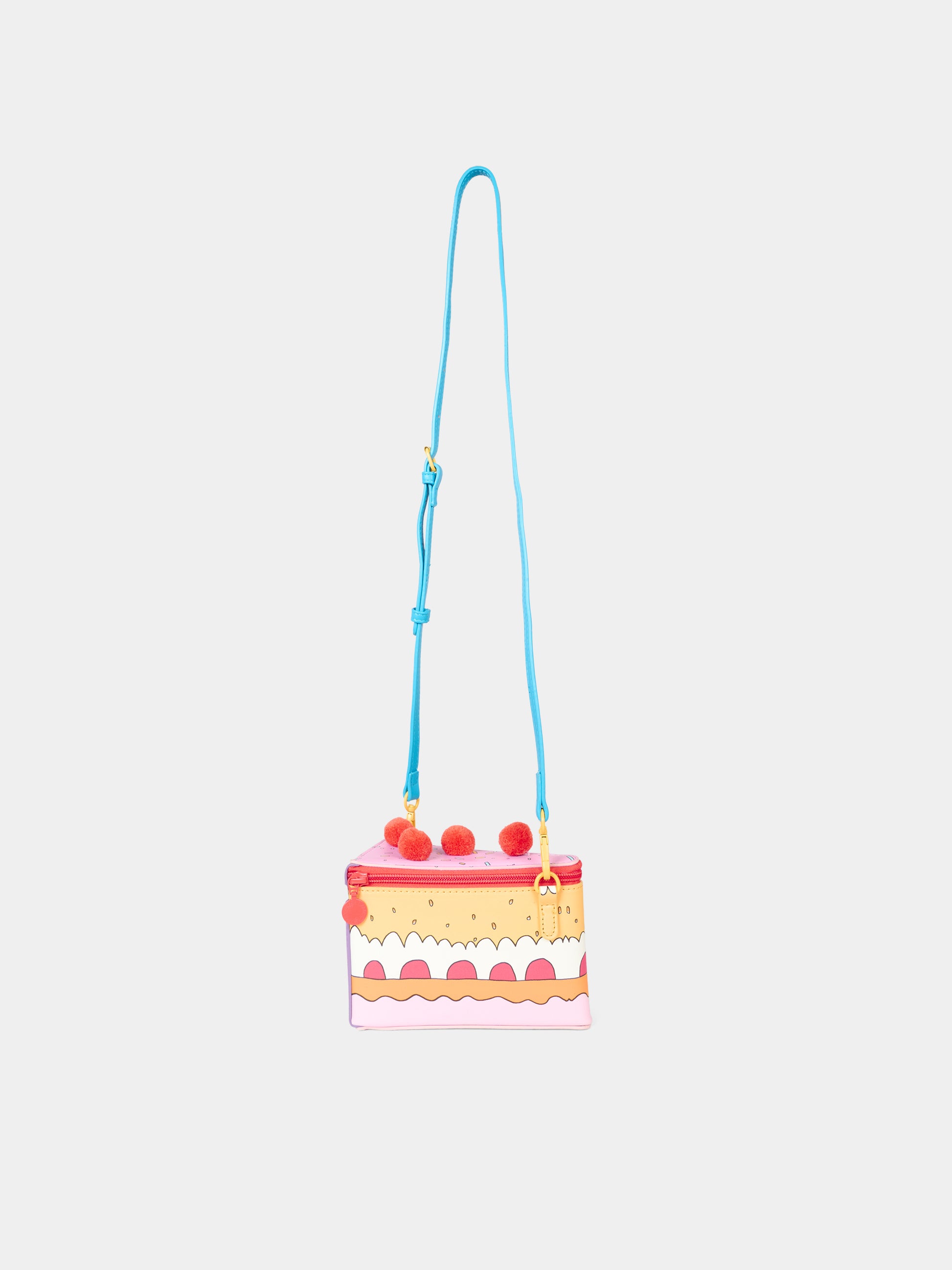 Borsa multicolor per bambina con torta,Stella Mccartney Kids,TX0C78 Z3246 999