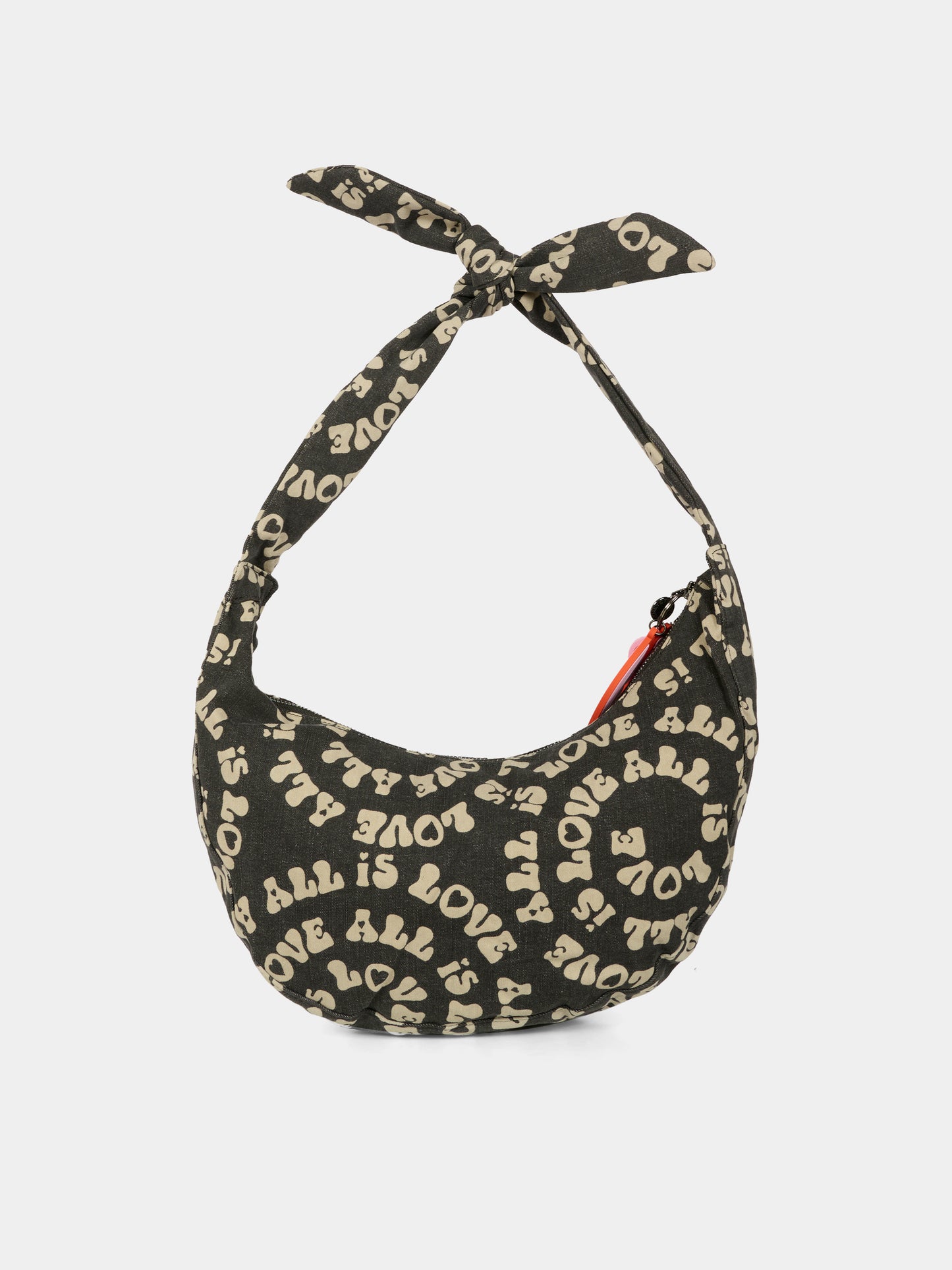 Borsa nera per bambina con scritta all over,Stella Mccartney Kids,TX0D08 Z3113 961BC