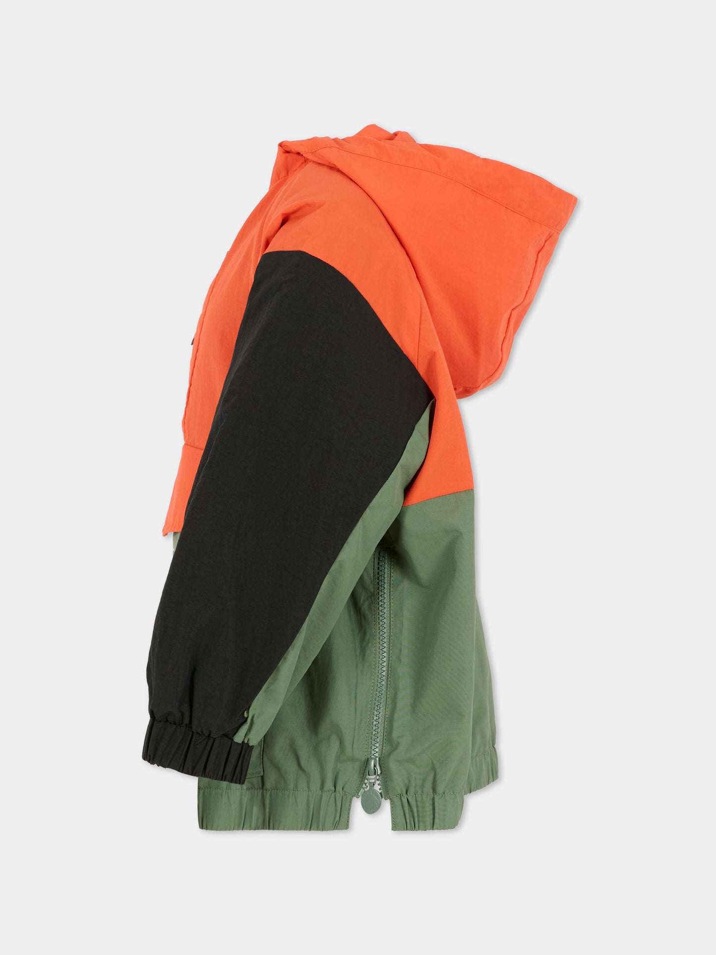 Giacca a vento multicolor per bambino con logo,Stella Mccartney Kids,TX2Q47 Z3321 999