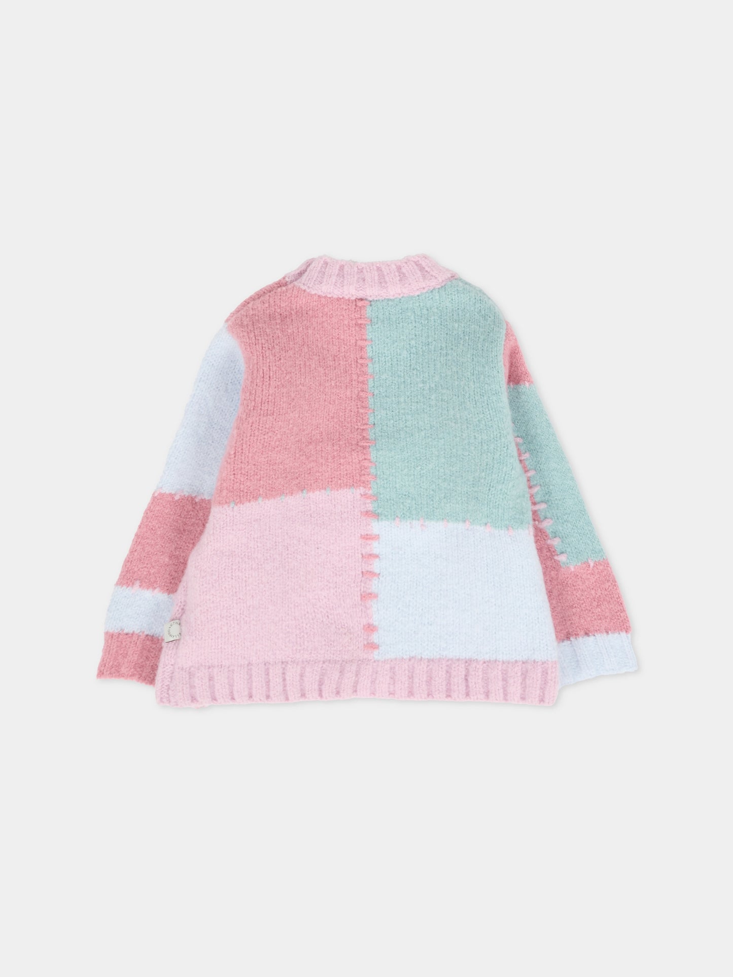 Maglione multicolor per neonata con ricami,Stella Mccartney Kids,TX9040 Z3367 999
