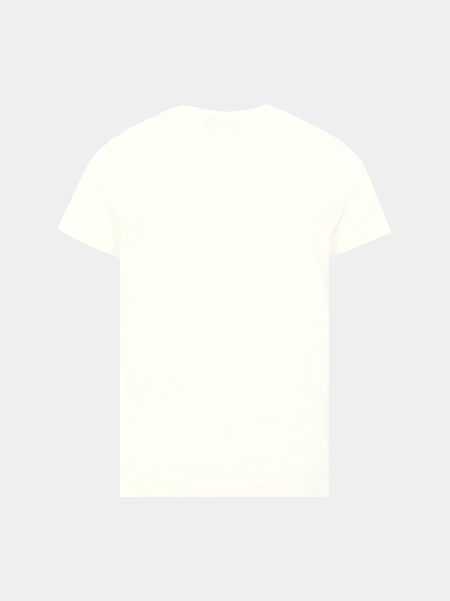 T-shirt bianca per bambini con scoiattolo,Fendi Kids,JUI195 7AJ F0TU9