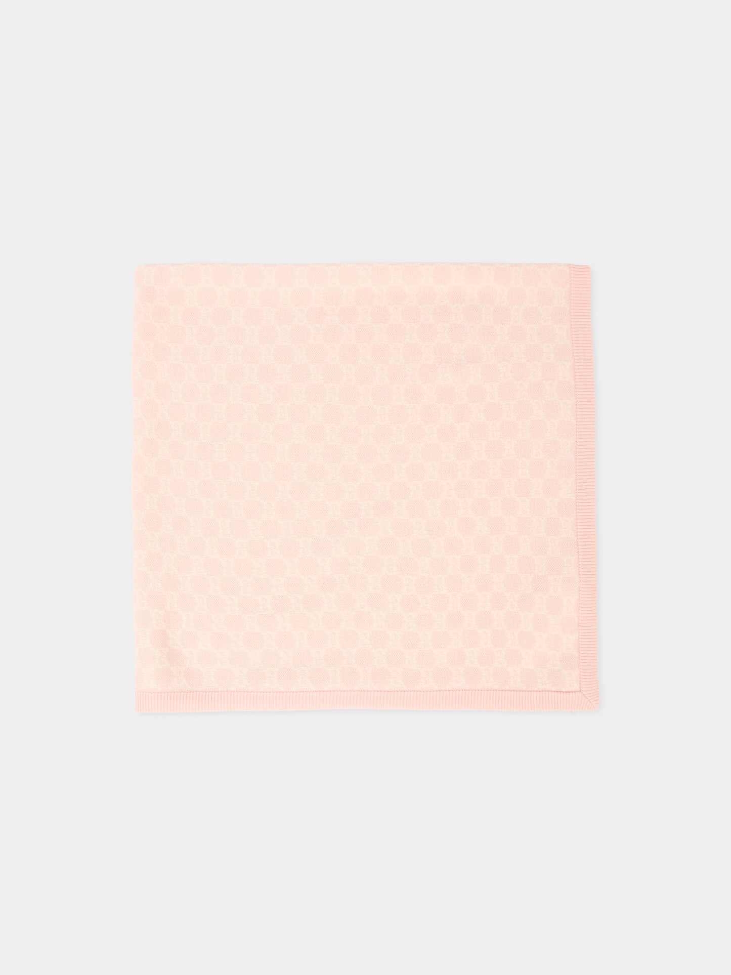 Coperta rosa per neonata con motivo GG,Gucci Kids,835345 3K206 5978